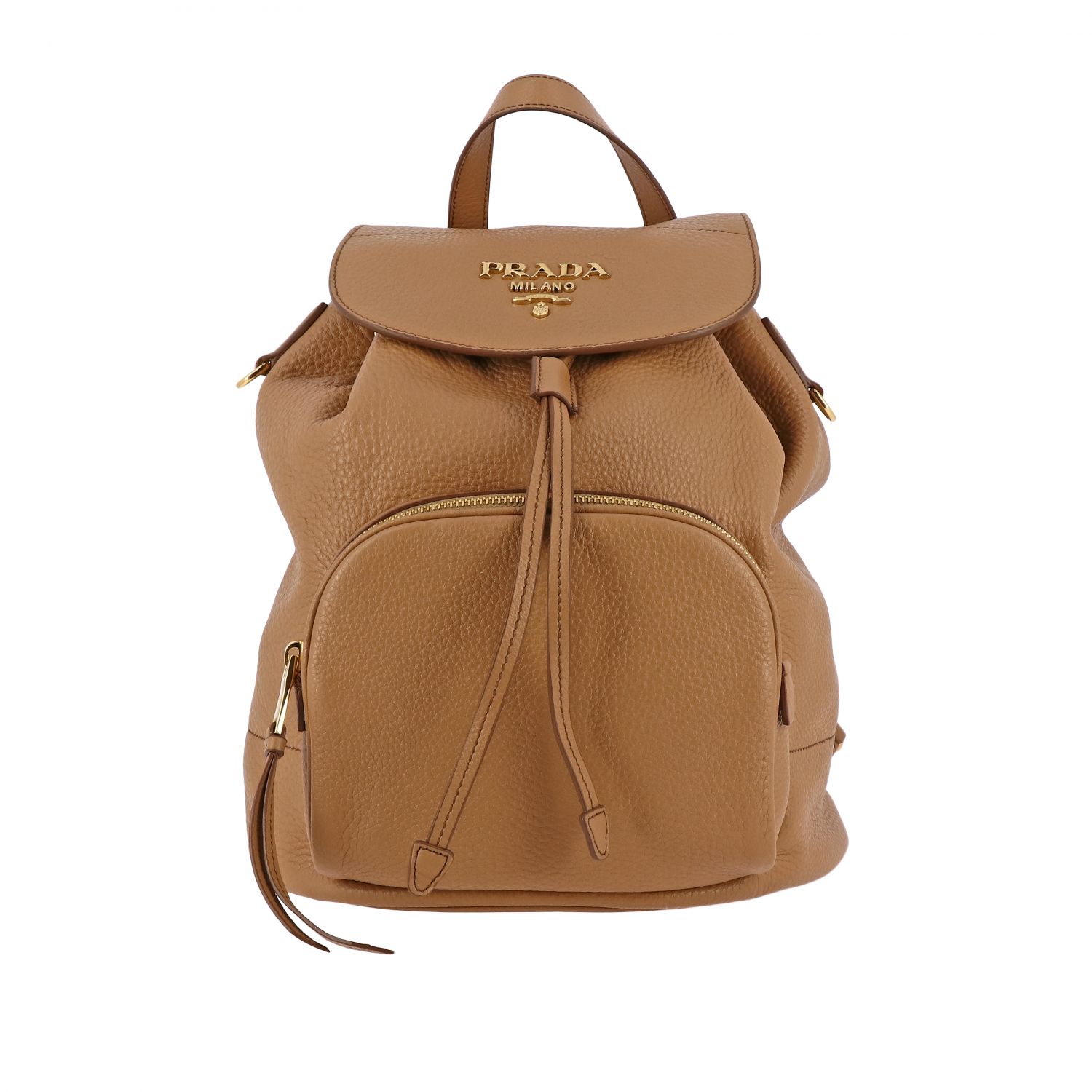 PRADA: backpack for women - Beige | Prada backpack 1BZ035 2BBE online on  