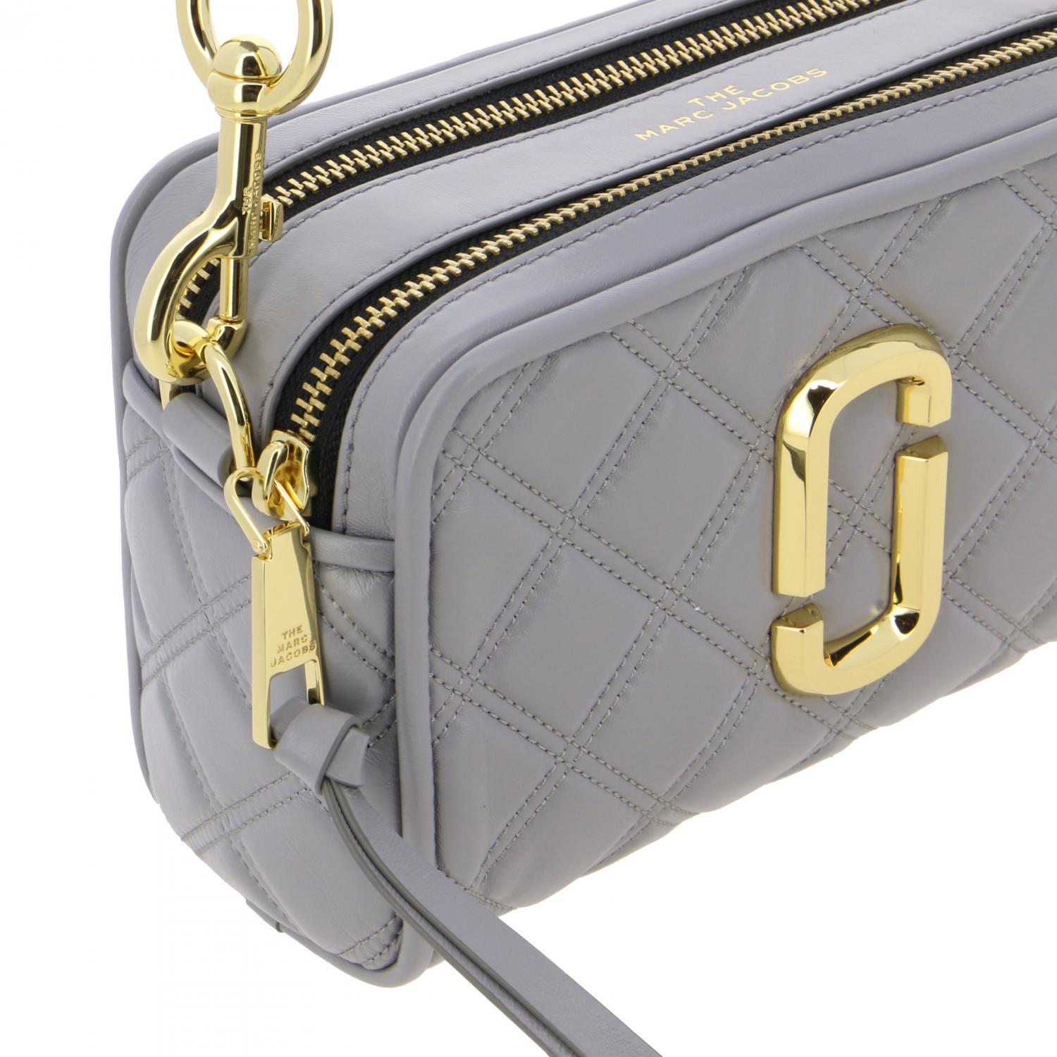 Marc Jacobs Outlet shoulder bag in quilted leather with paperclip