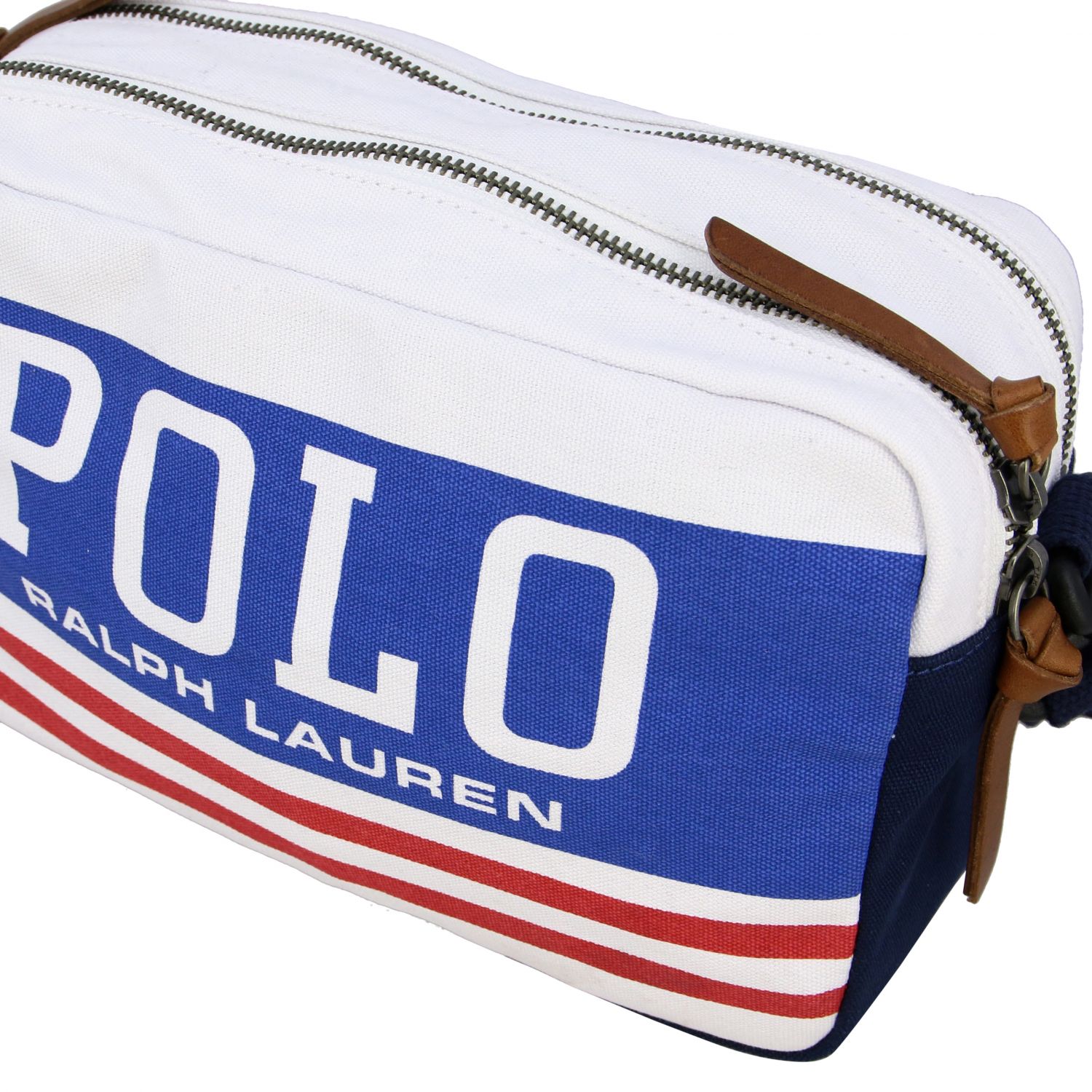 Outlet de Polo Ralph Lauren: Bandolera para hombre, Blanco | Bandolera Polo Ralph Lauren 405777377 en GIGLIO.COM