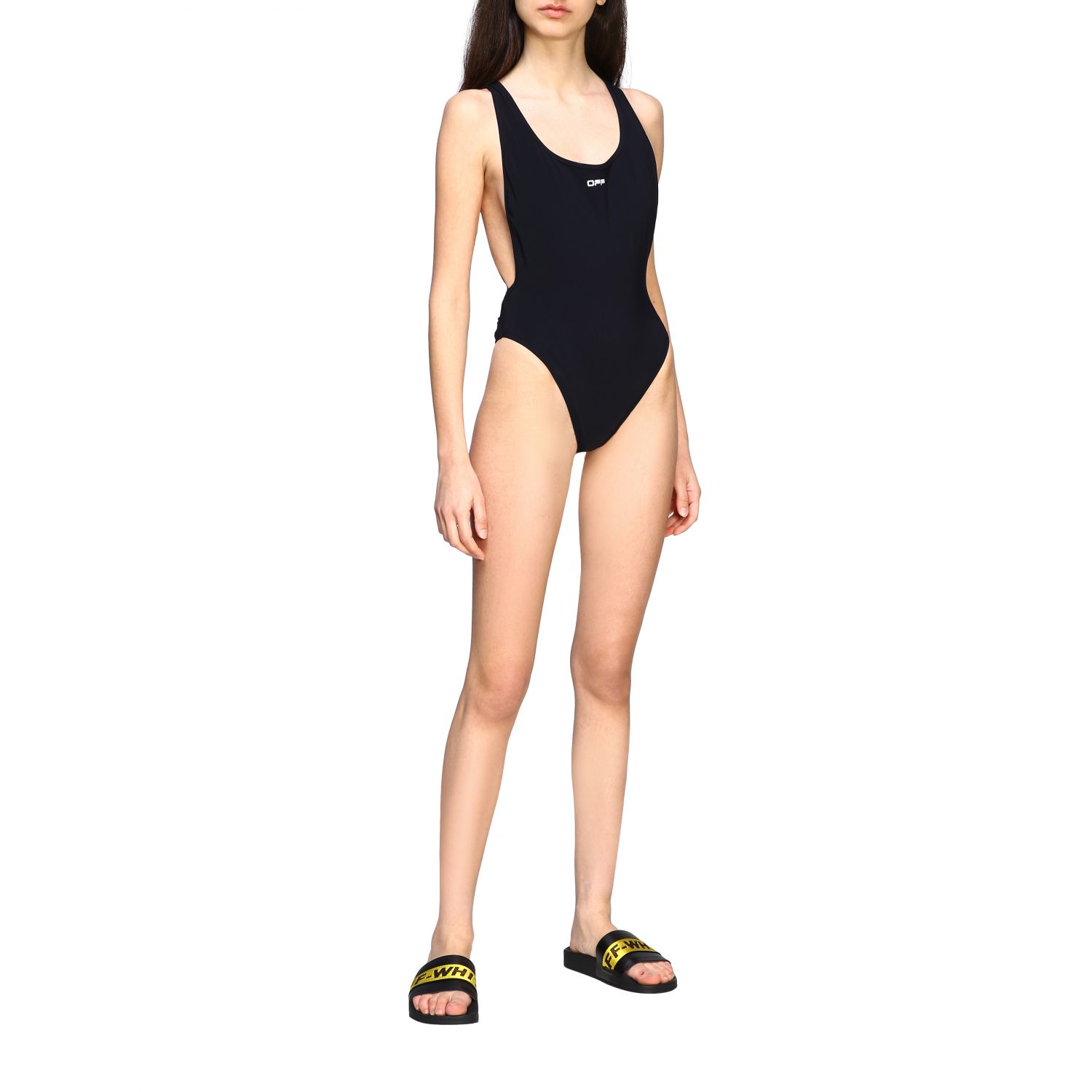 Zimmermann one-piece swimsuit with logoed straps