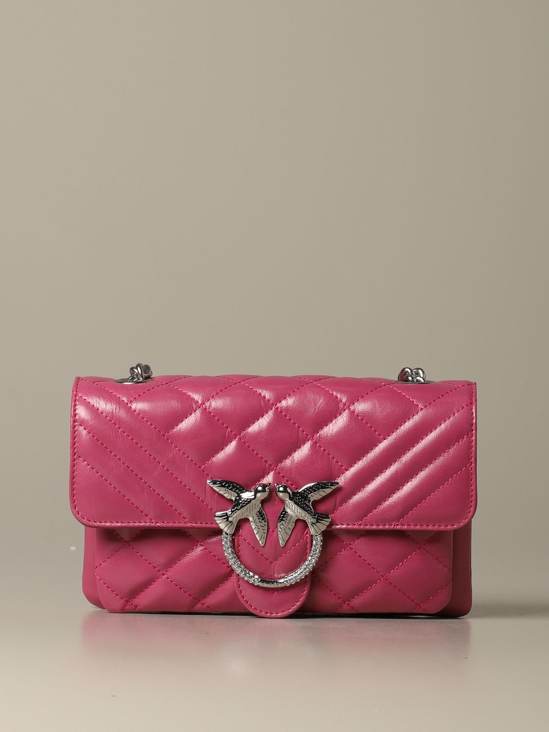 Pinko Outlet: Love mini soft mix bag in vintage quilted leather ...