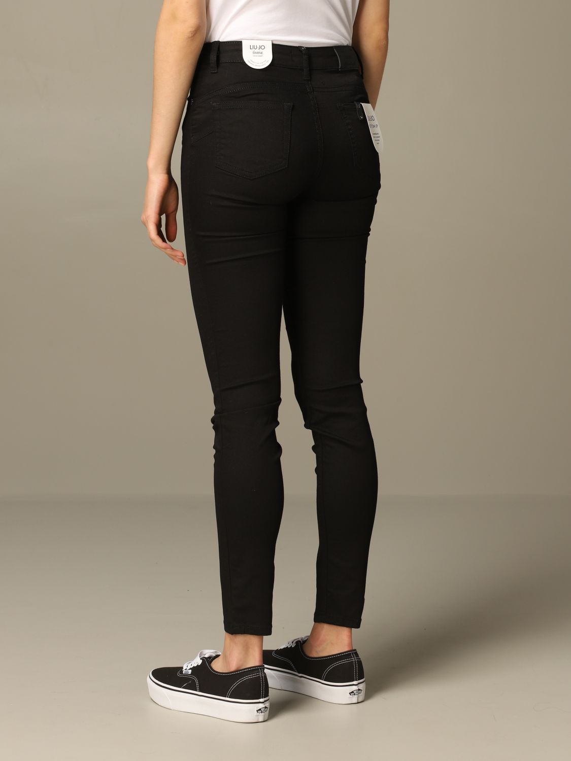 LIU JO: jeans for woman - Black | Liu Jo jeans WXX035T7144 GIGLIO.COM
