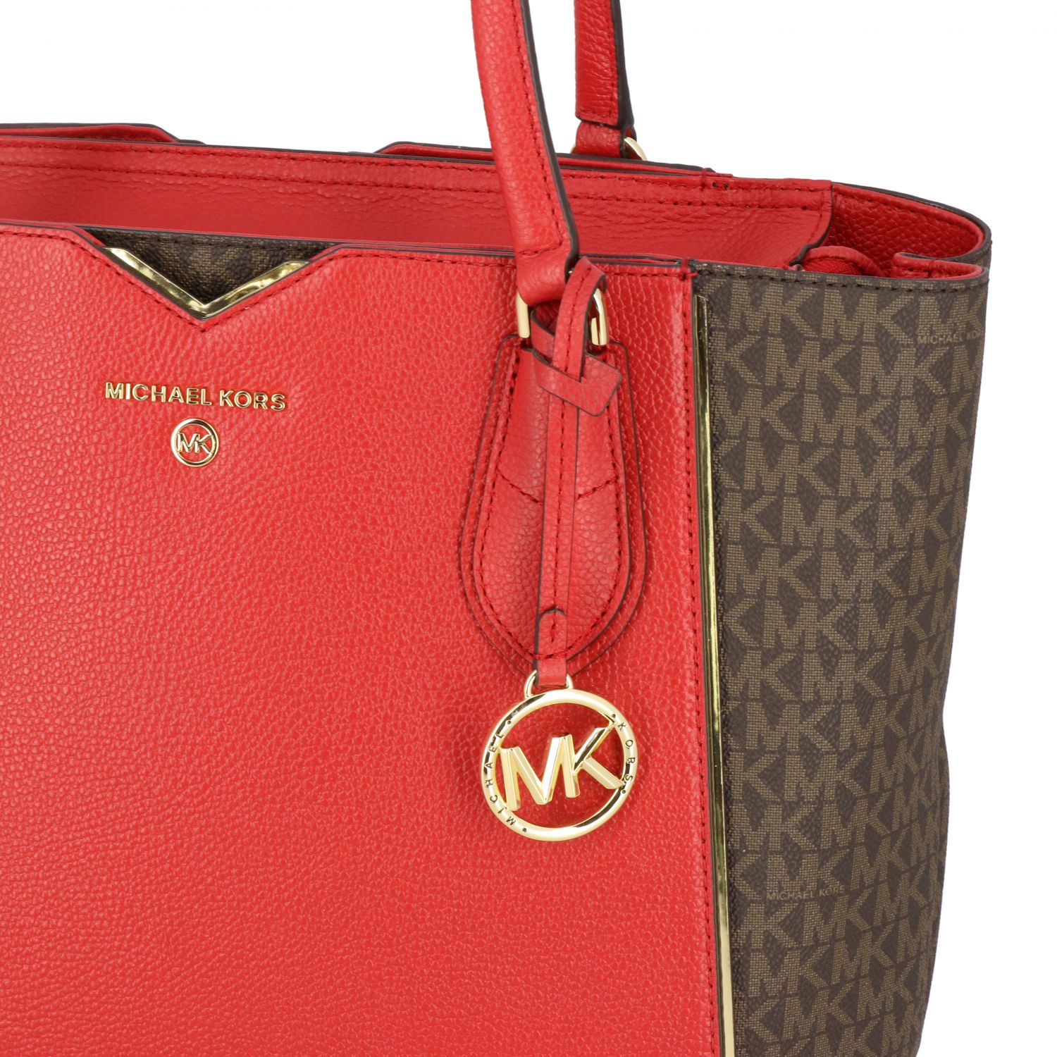 mk bags red
