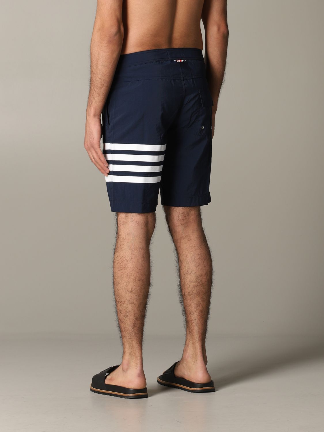 THOM BROWNE: Bermuda shorts men | Short Thom Browne Men Navy | Short ...