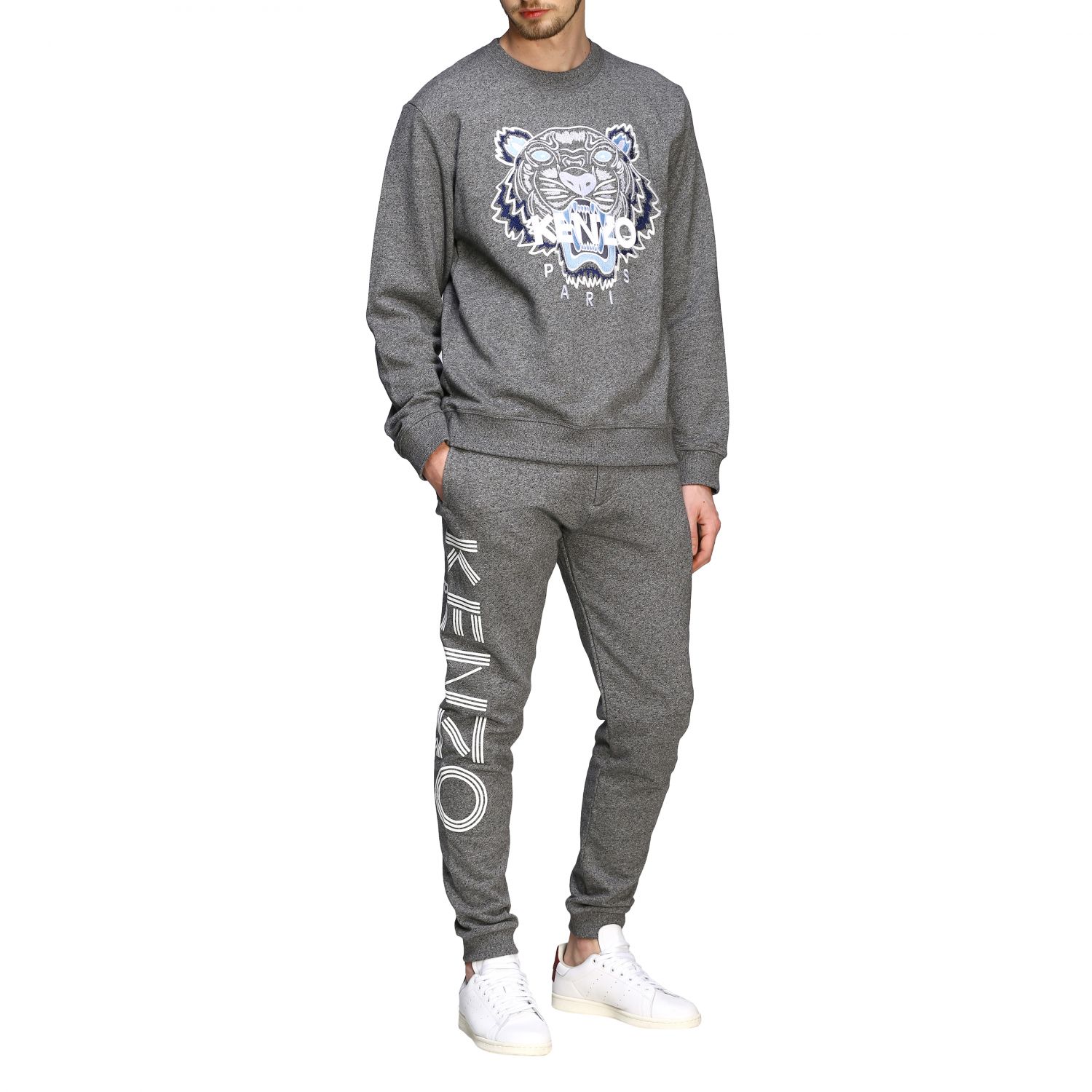 Kenzo Outlet: jogging with - Charcoal | Kenzo pants F005PA7164MD on GIGLIO.COM