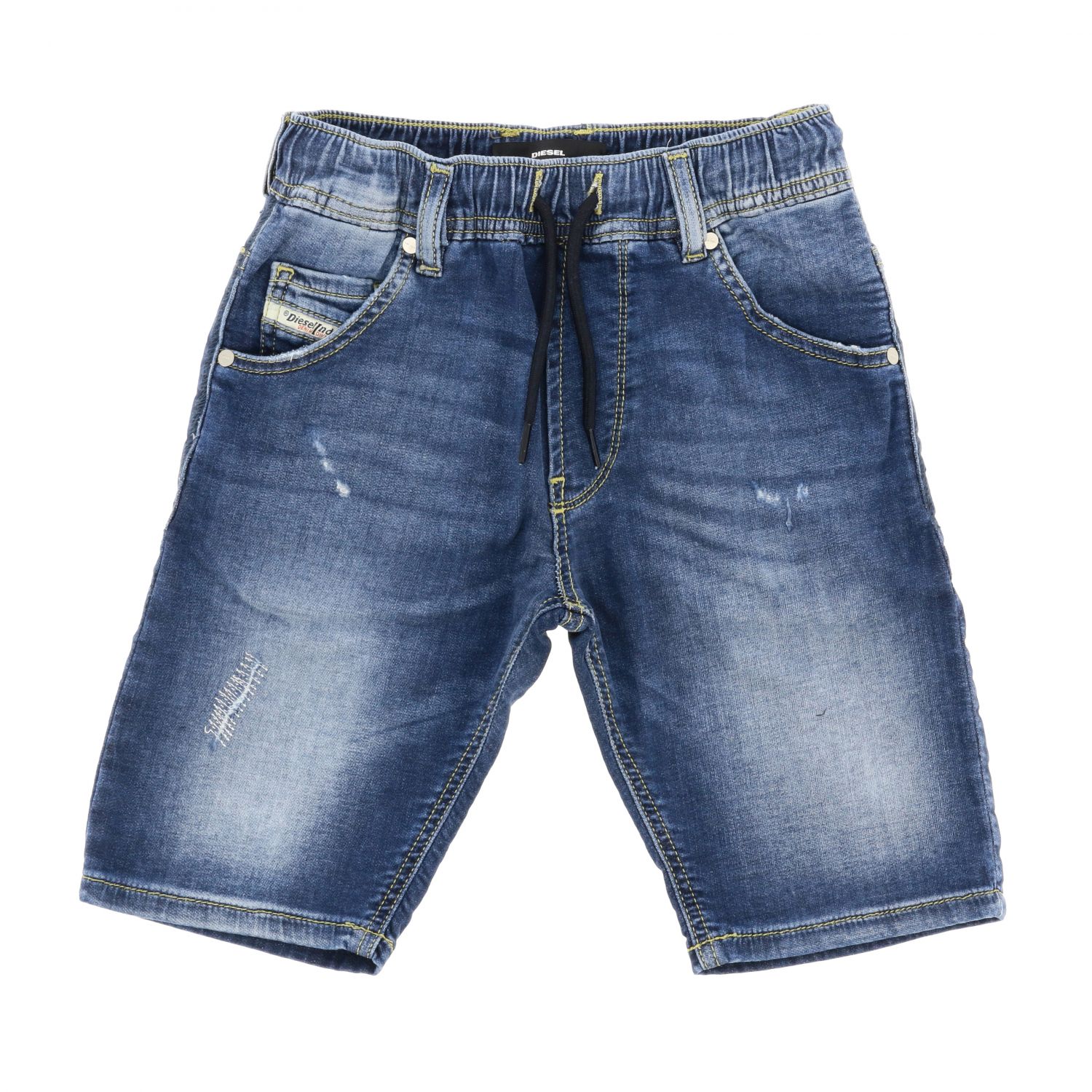 Diesel Outlet: used denim shorts with logo - Denim | Shorts Diesel ...