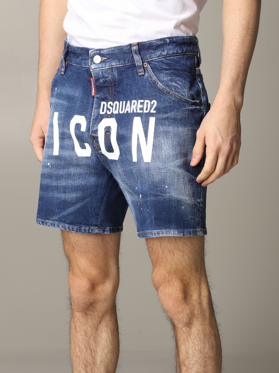 Giglio.com Uomo Abbigliamento Pantaloni e jeans Shorts Pantaloncini Pantaloncino con tasche a toppe 