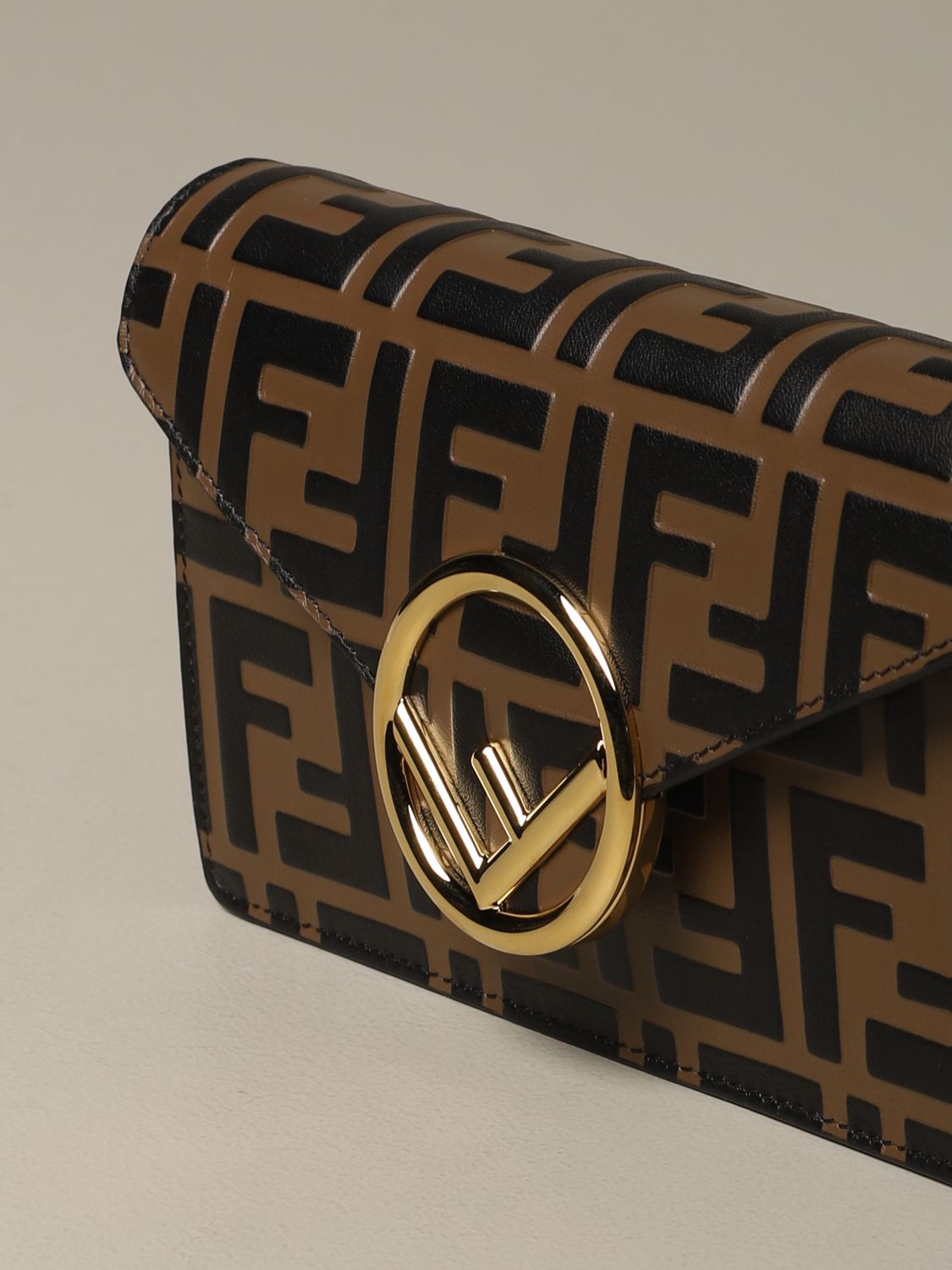 fendi belt bag brown