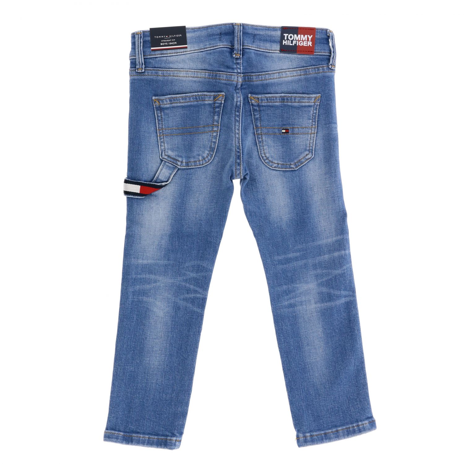 Meestal toevoegen aan Mm Tommy Hilfiger Outlet: jeans in used denim - Denim | Tommy Hilfiger jeans  KB0KB05383 online on GIGLIO.COM