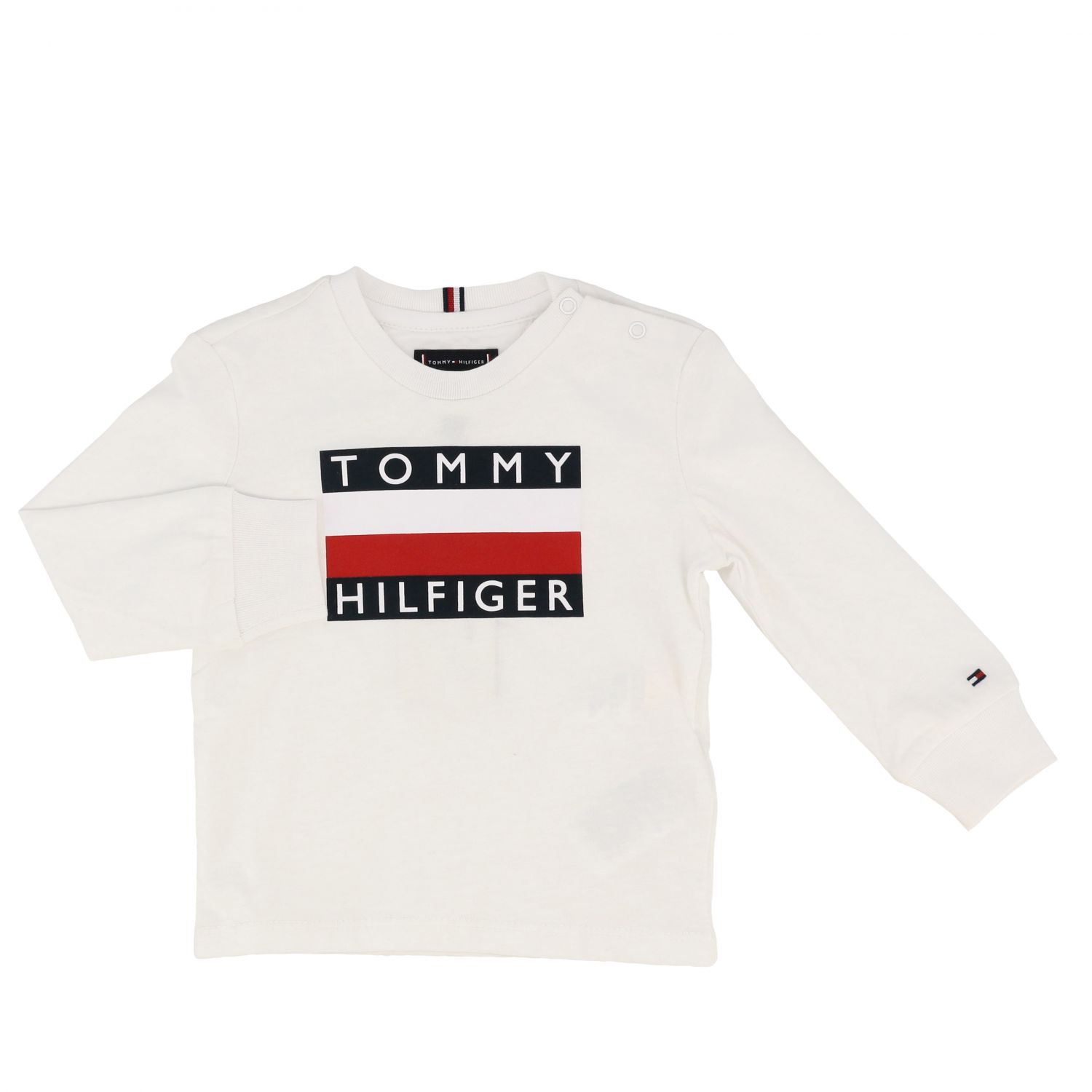 tommy hilfiger long sleeve white top