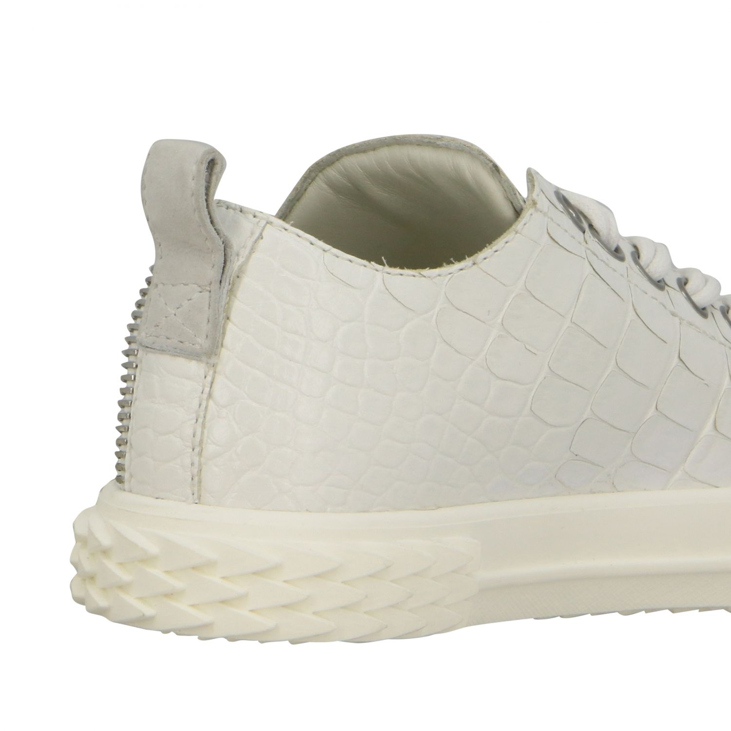 Citere let at håndtere geni Giuseppe Zanotti Design Outlet: sneakers in croc print leather | Sneakers  Giuseppe Zanotti Design Women White | Sneakers Giuseppe Zanotti Design  RW90029 GIGLIO.COM