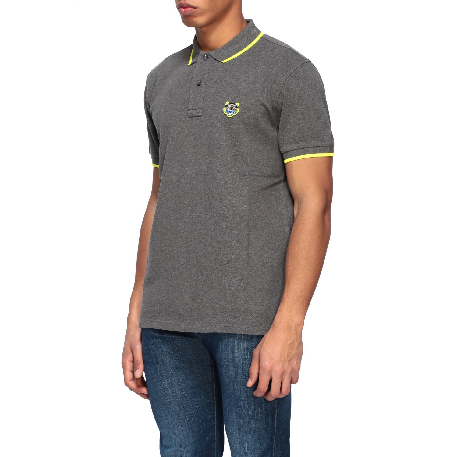 men's kenzo long sleeve polo