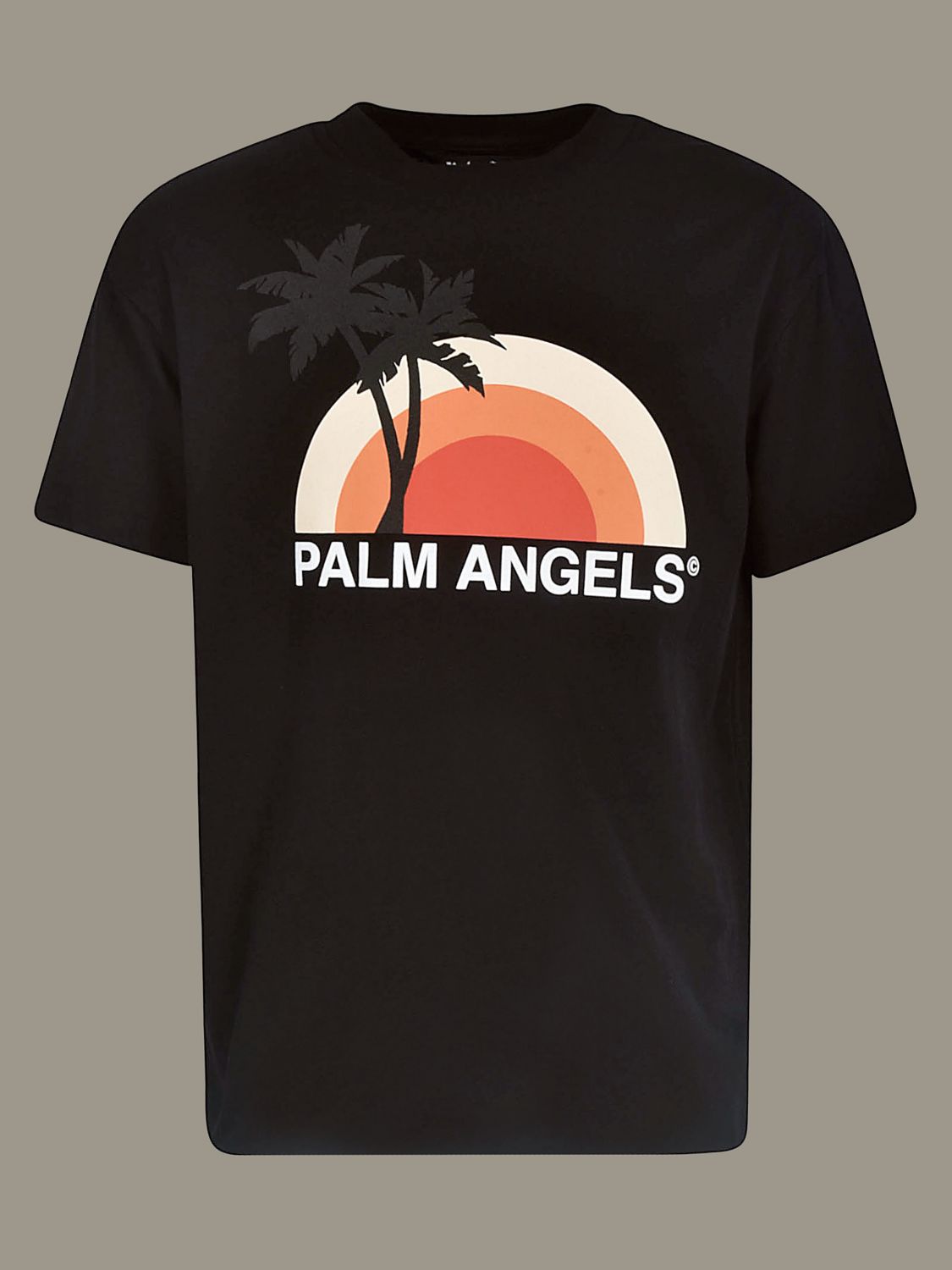 T-shirt men Palm Angels | T-Shirt Palm Angels Men Black | T-Shirt Palm Angels PMAA001S20413016 
