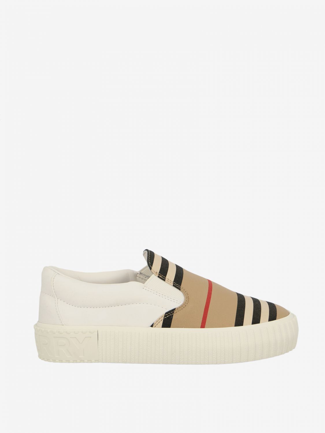 Gods controller effektivt Burberry Outlet: vintage striped slip-on sneakers | Shoes Burberry Kids  Beige | Shoes Burberry 8023753 GIGLIO.COM
