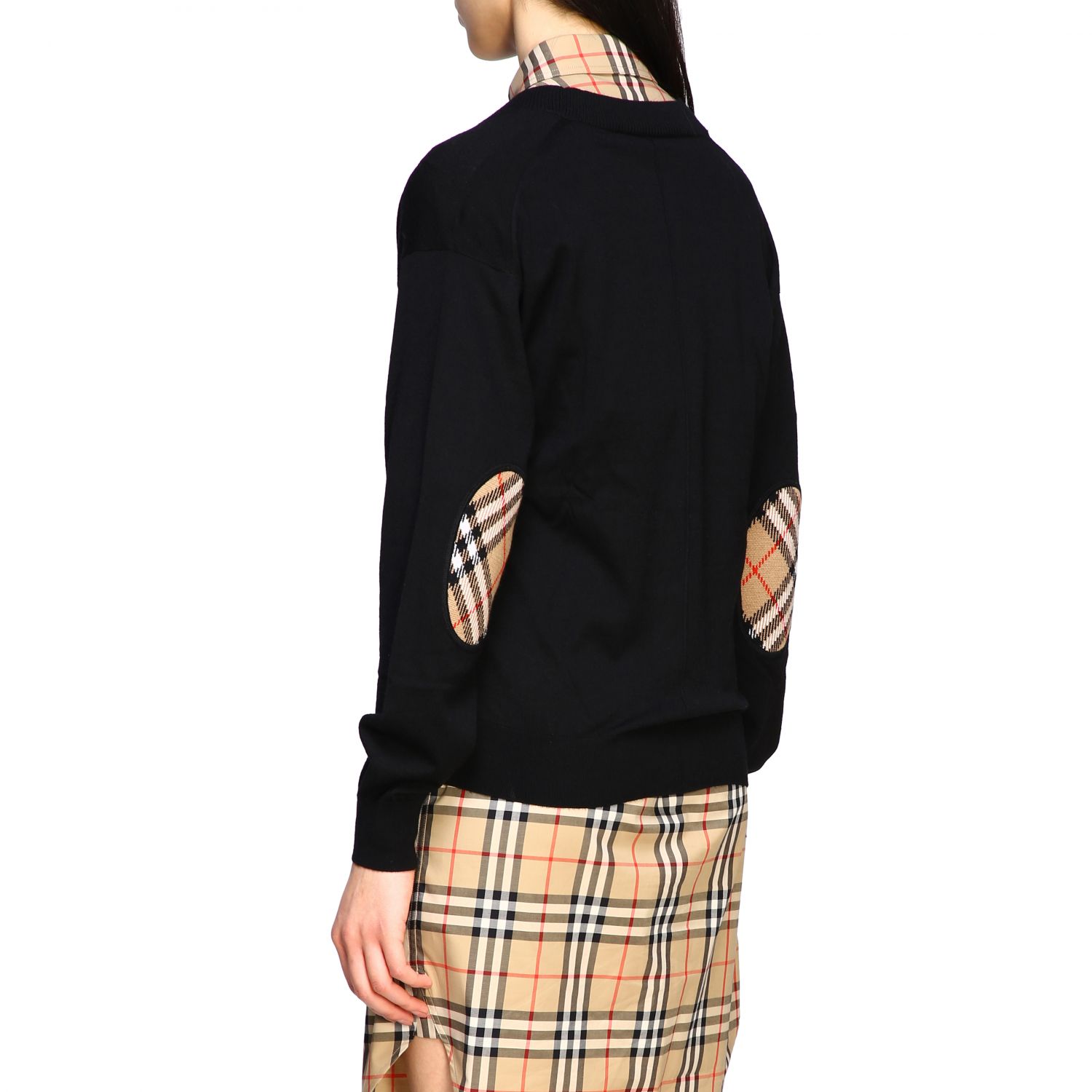 burberry patch sweater
