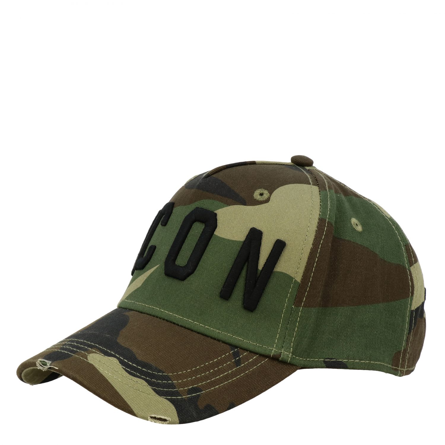 douche Schat Bloedbad Dsquared2 Outlet: baseball style hat with Icon logo - Green | Dsquared2 hat  BCM400105C00001 online on GIGLIO.COM