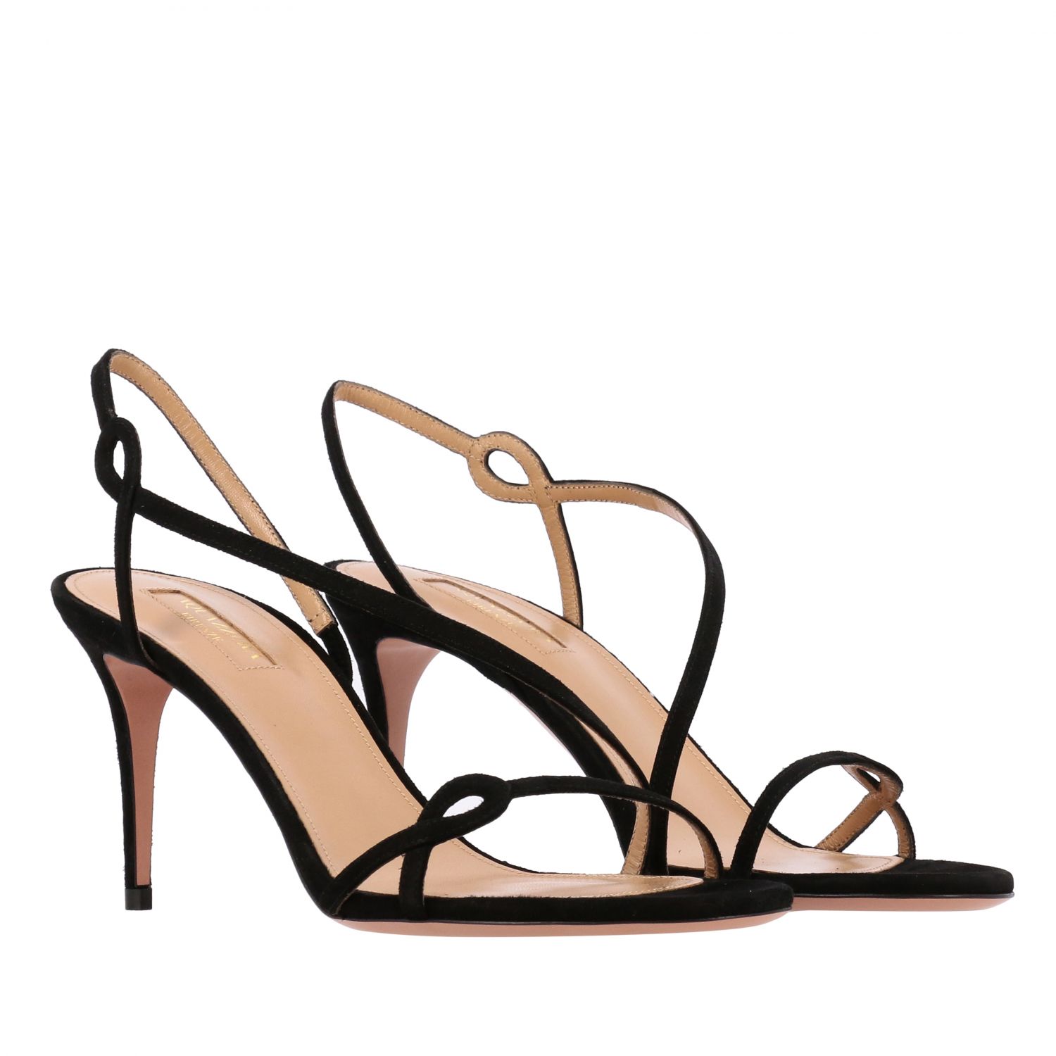 Aquazzura Outlet: high heel shoes for women - Black | Aquazzura high ...