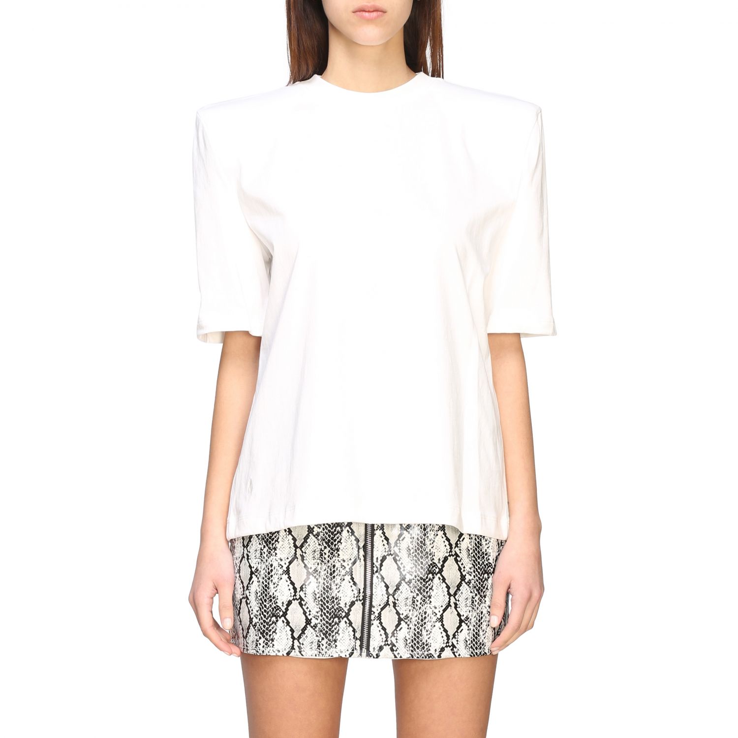 T-Shirt E Top | T-Shirt Con Spalline Nero | Sisley Donna ~ Viaja et Verba
