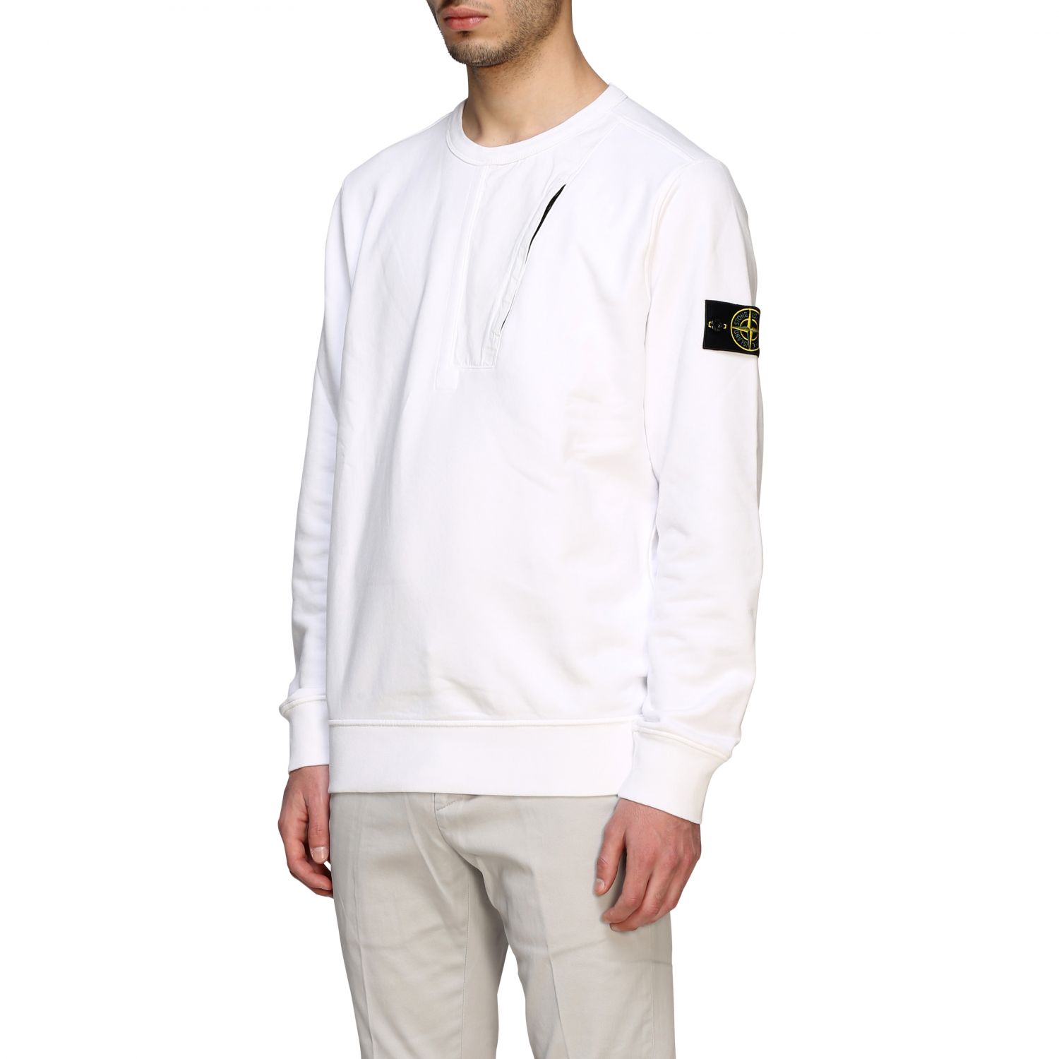 stone island tracksuit white