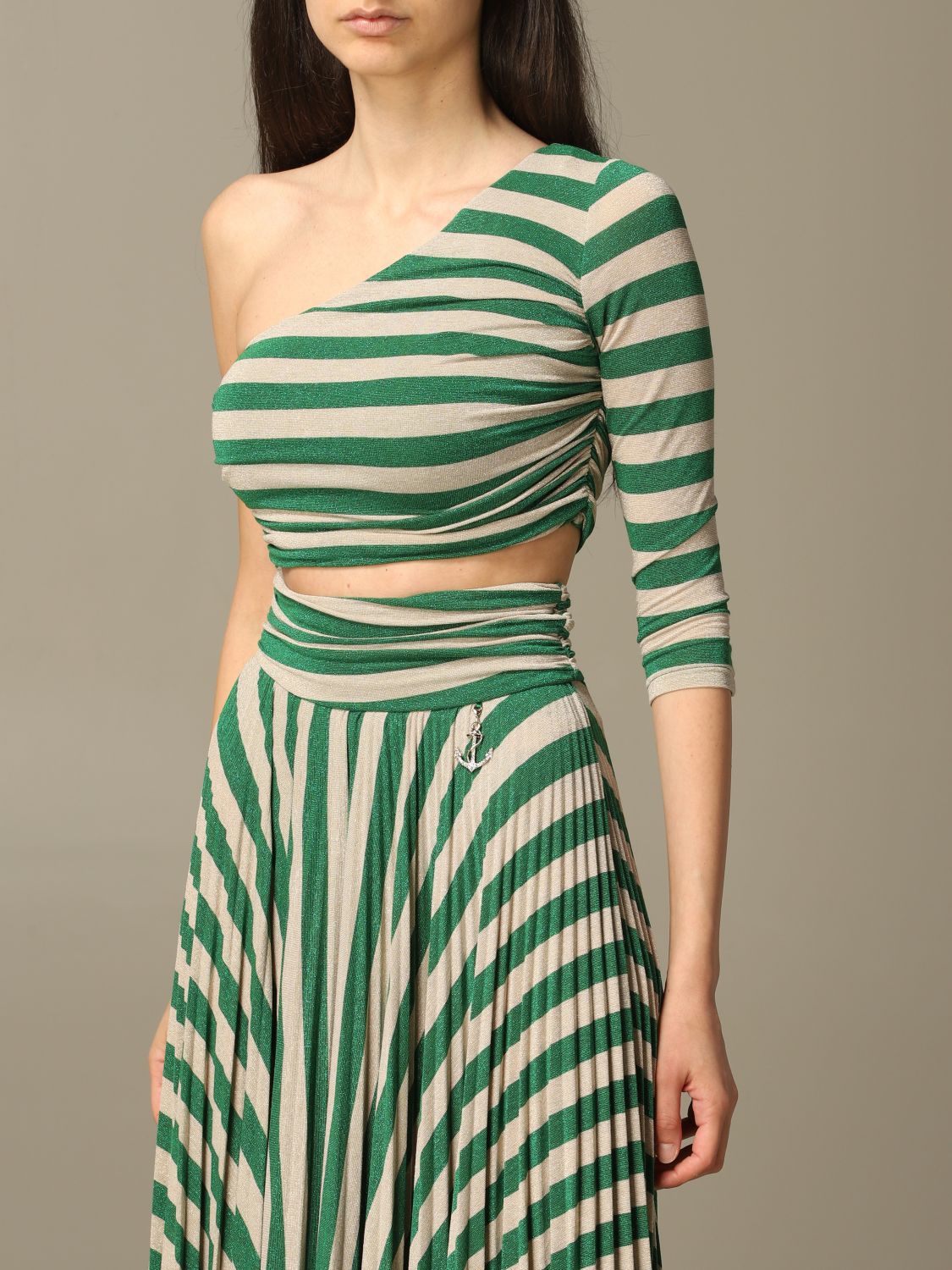 long striped dress