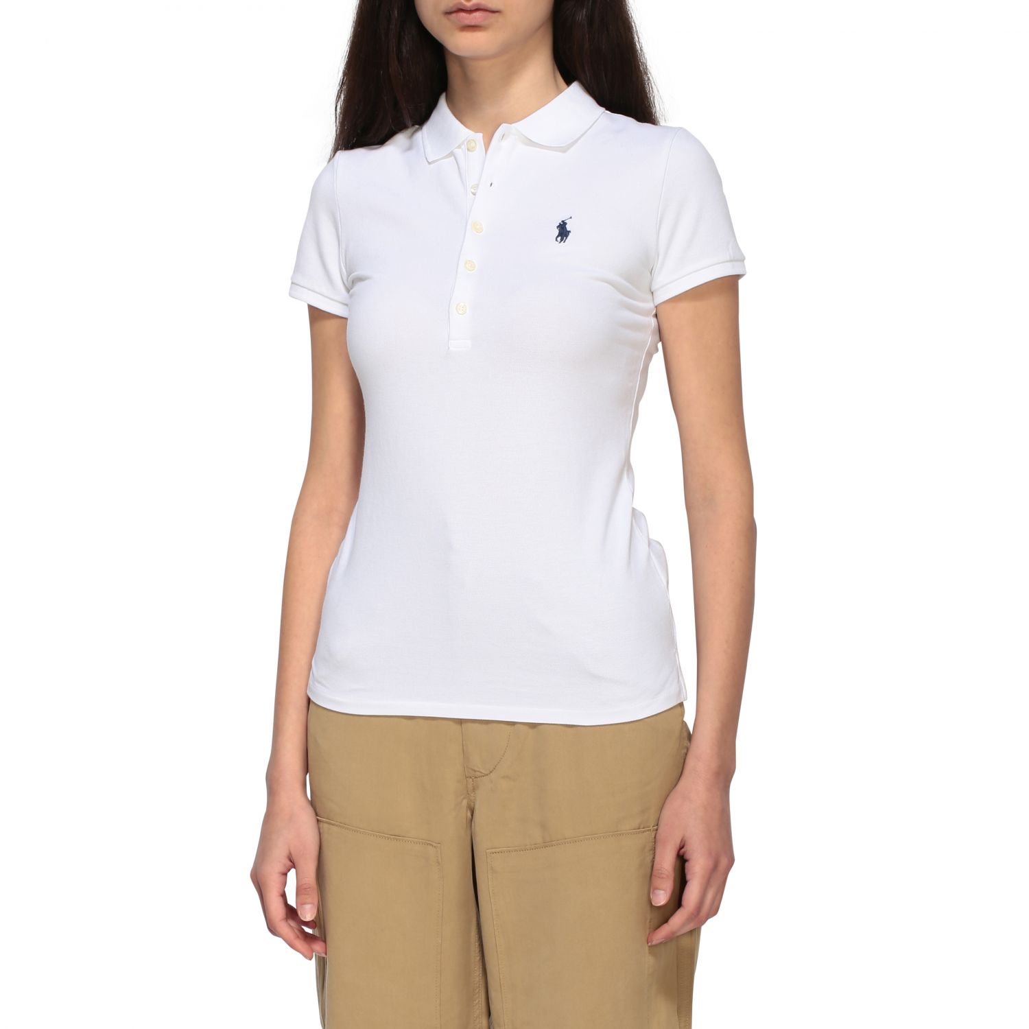 POLO RALPH LAUREN: polo shirt for woman - White | Polo Ralph Lauren