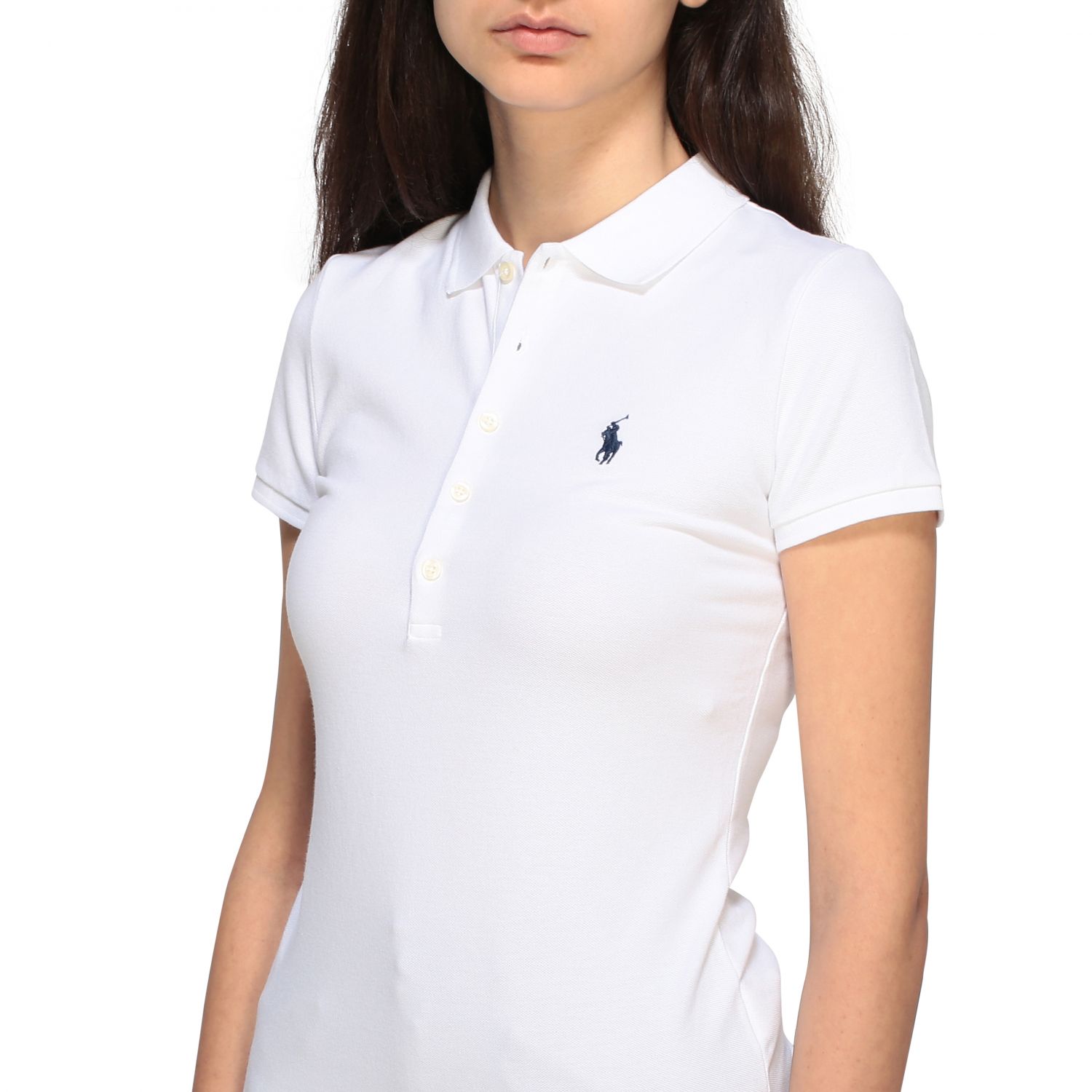 POLO RALPH LAUREN: polo shirt for woman - White | Polo Ralph Lauren ...