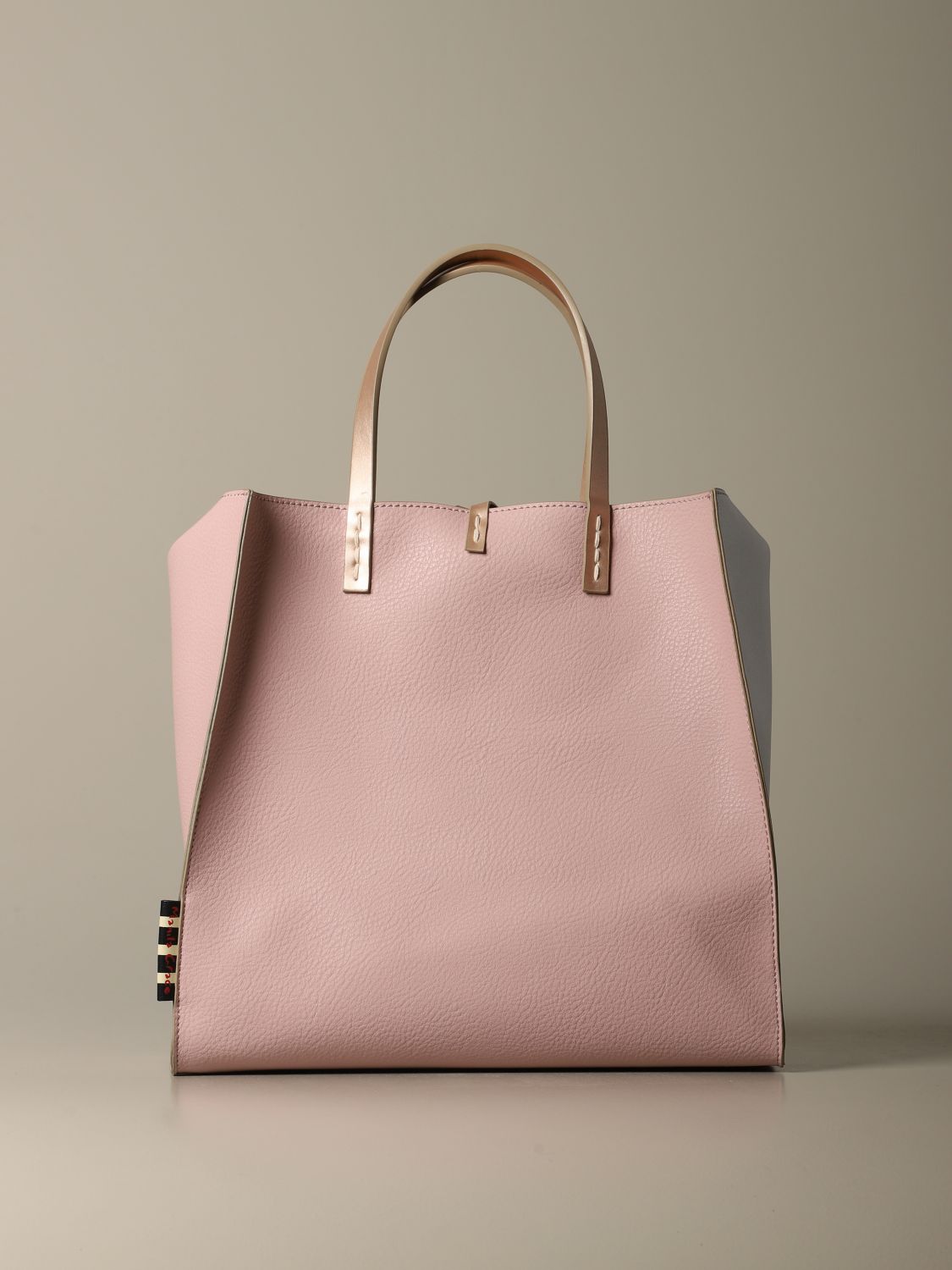 Month Applicant swim Manila Grace Outlet: leather bag with shoulder strap - Pink | Tote Bags Manila  Grace B041EU GIGLIO.COM