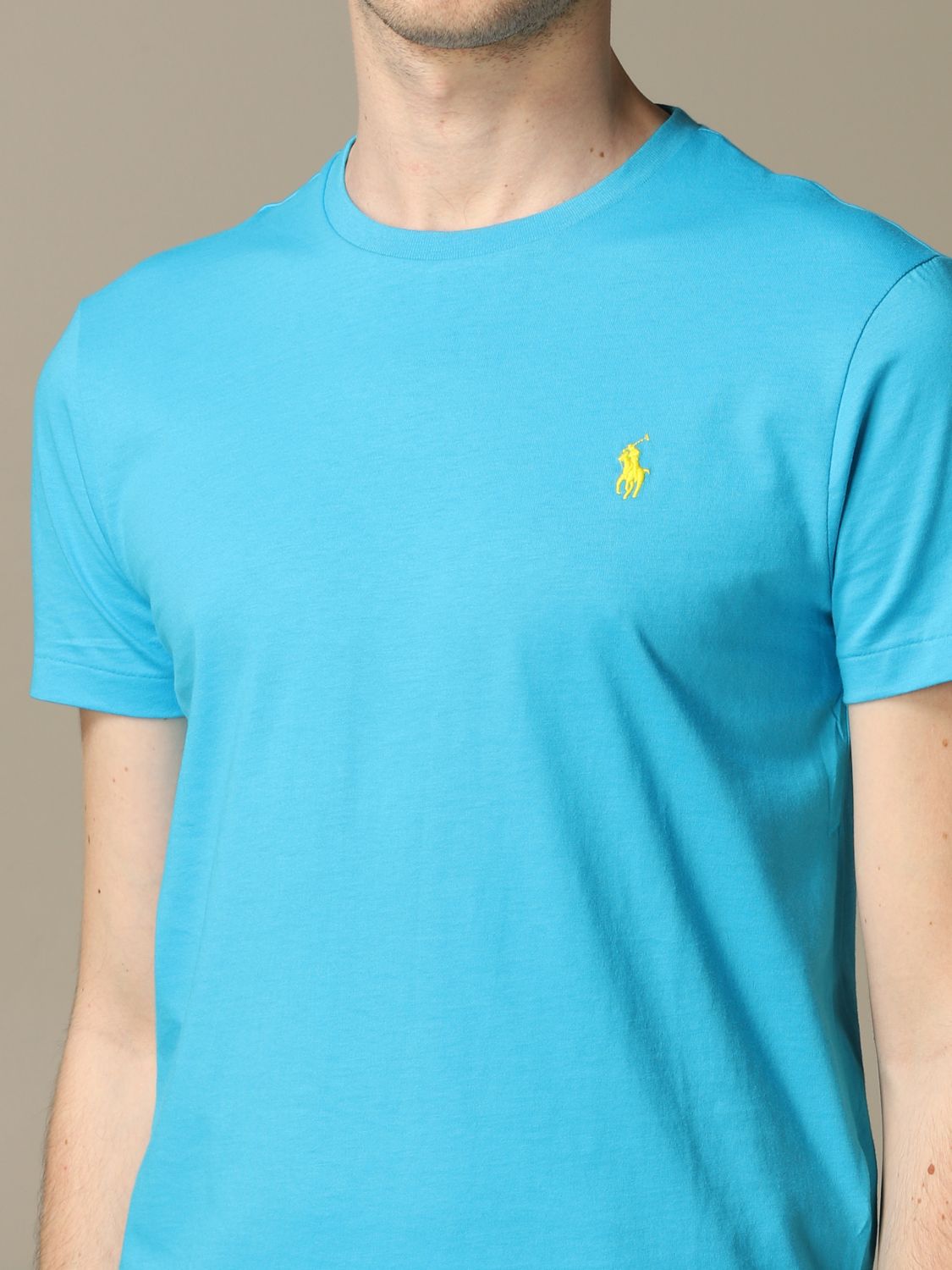 Polo Ralph Lauren Outlet: T-shirt men - Turquoise | T-Shirt Polo Ralph