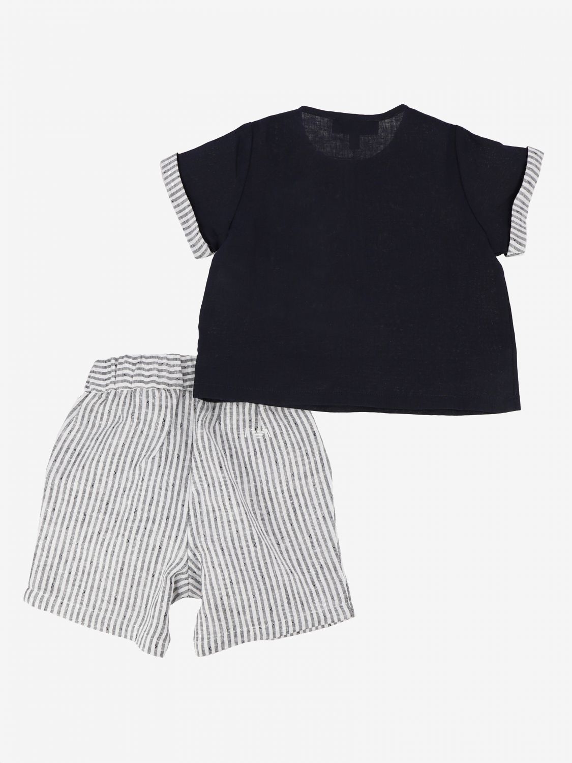 armani t shirt and shorts set