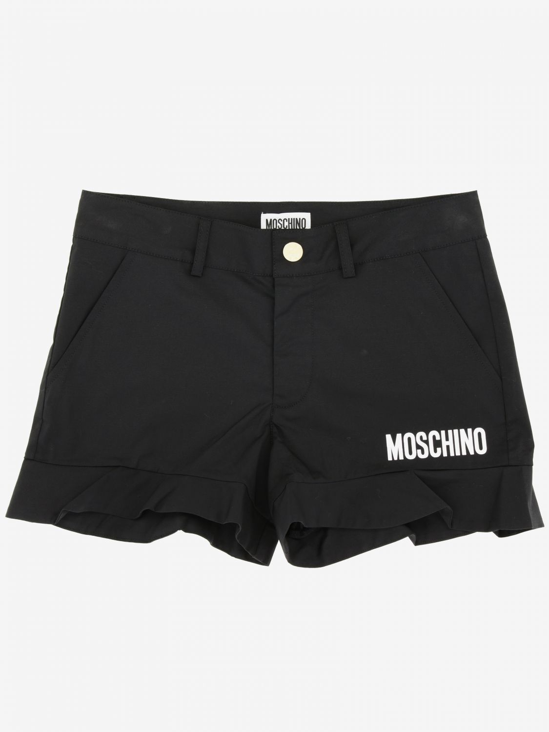 moschino black shorts