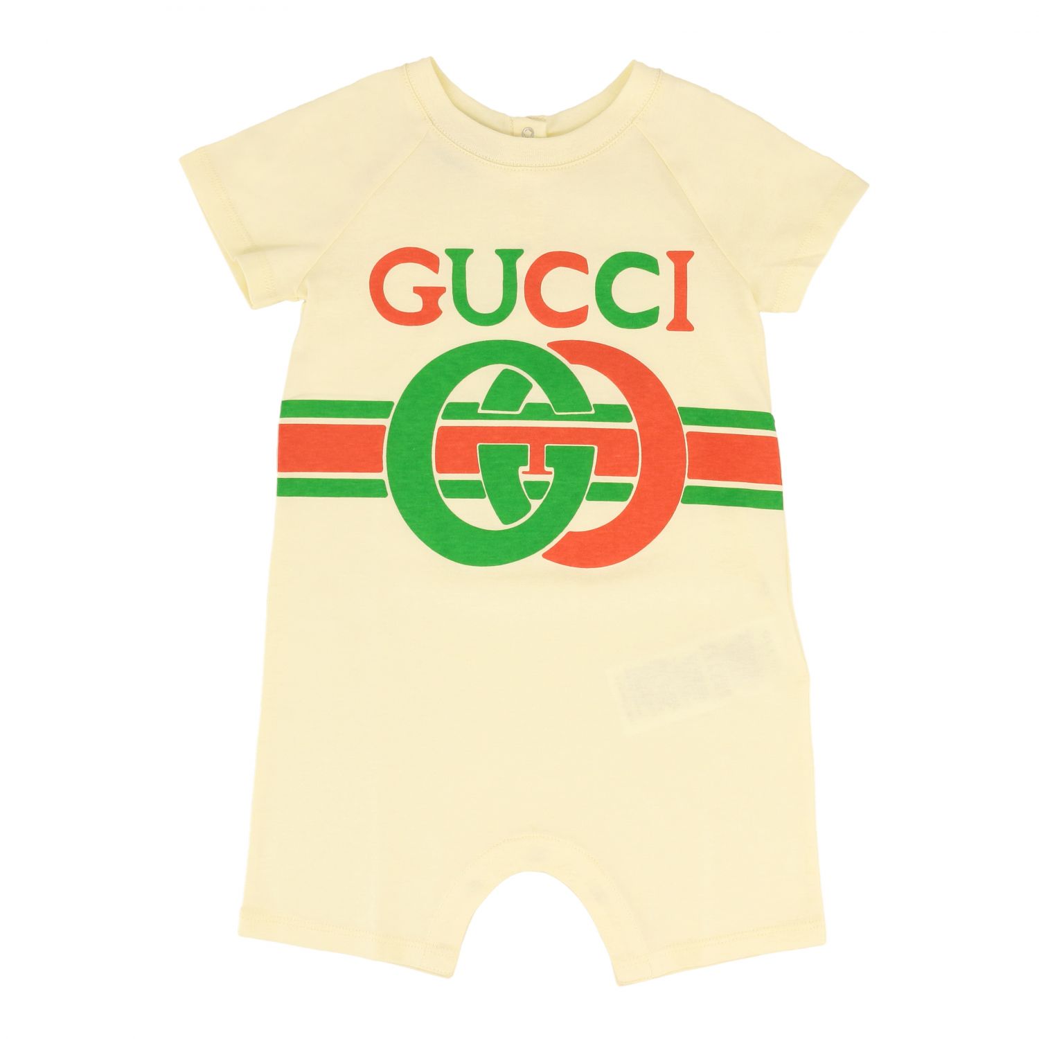 GUCCI: onesie with GG monogram | Tracksuit Gucci Kids White | Tracksuit ...