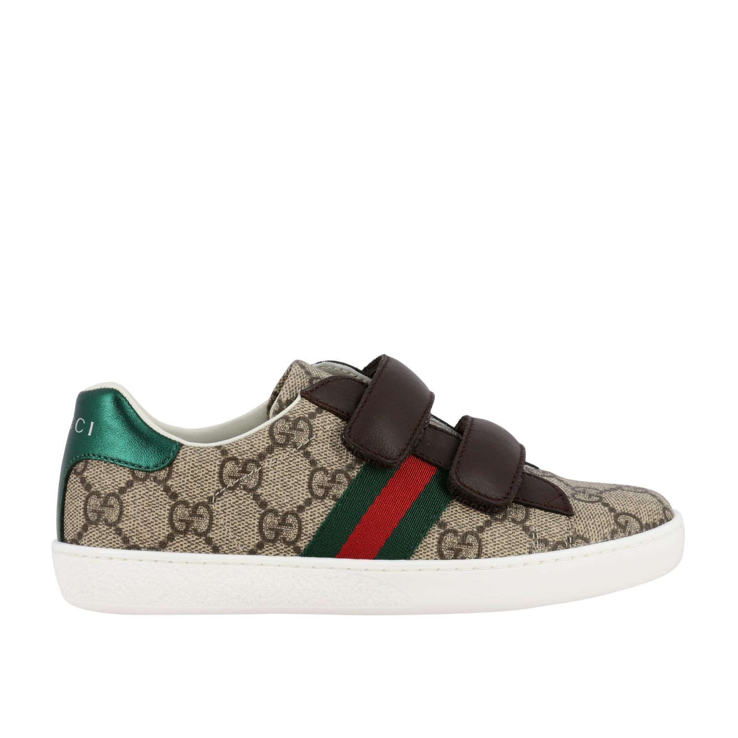 gucci velcro ace sneakers