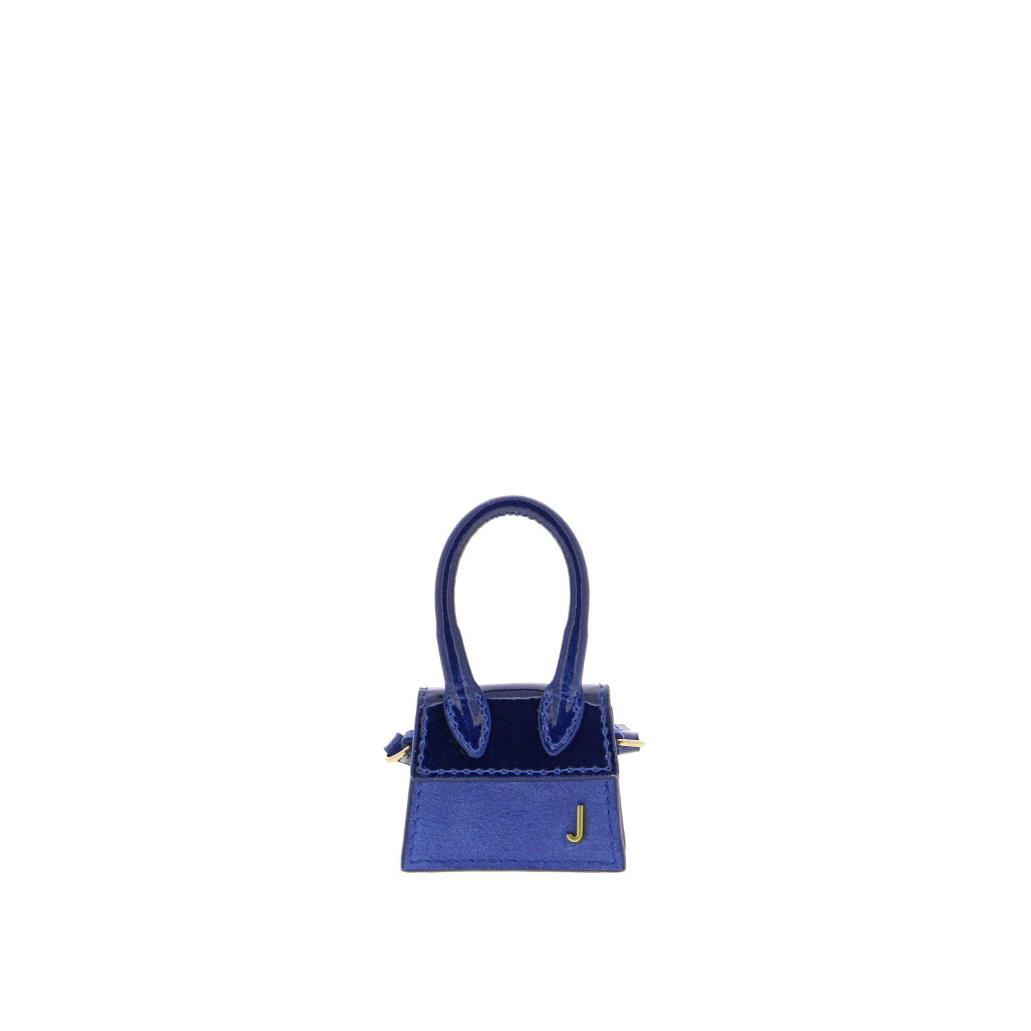 Jacquemus Le Petit Chiquito Patent-Leather And Suede Bag