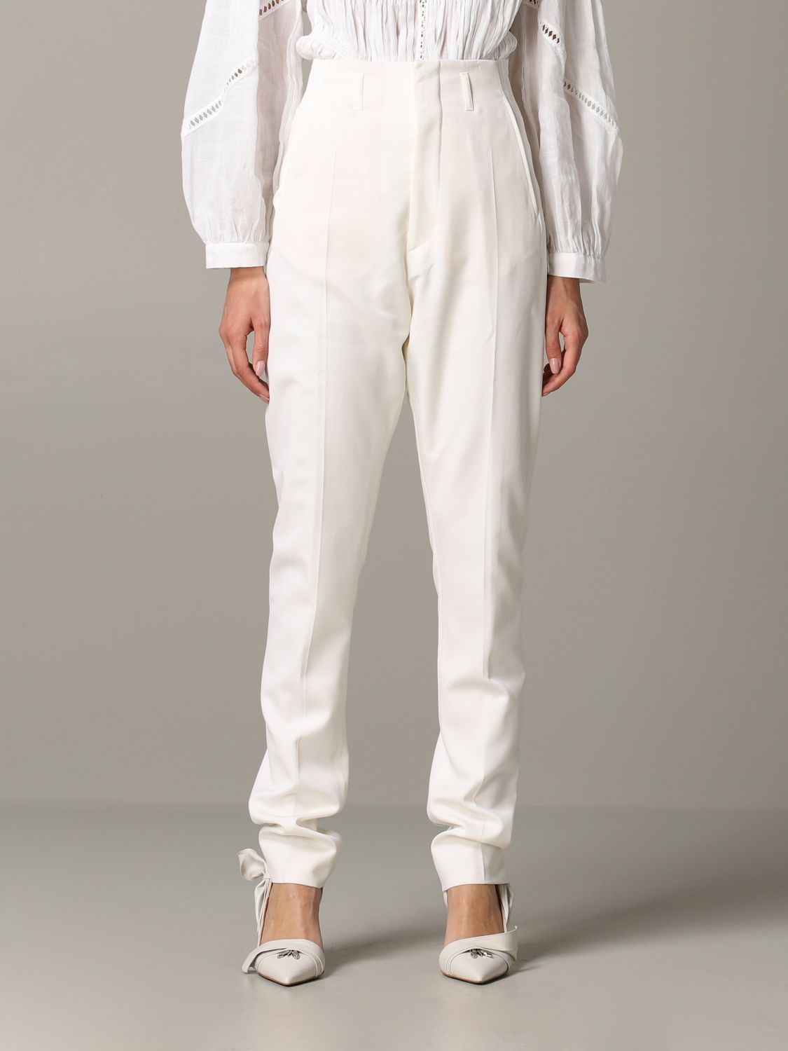 Isabel Marant Outlet: pants for woman - White | Isabel Marant pants PA152620P105I on