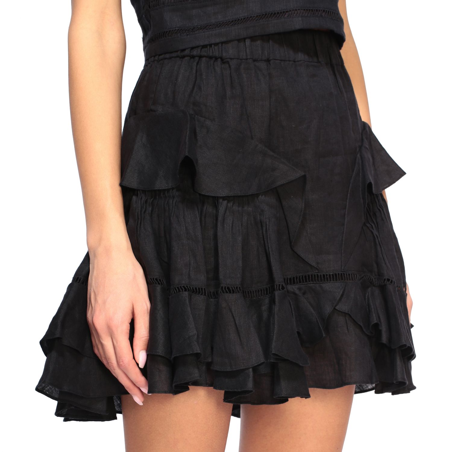 Alikaya Isabel Marant Etoile skirt with ruffles | Skirt Isabel Marant