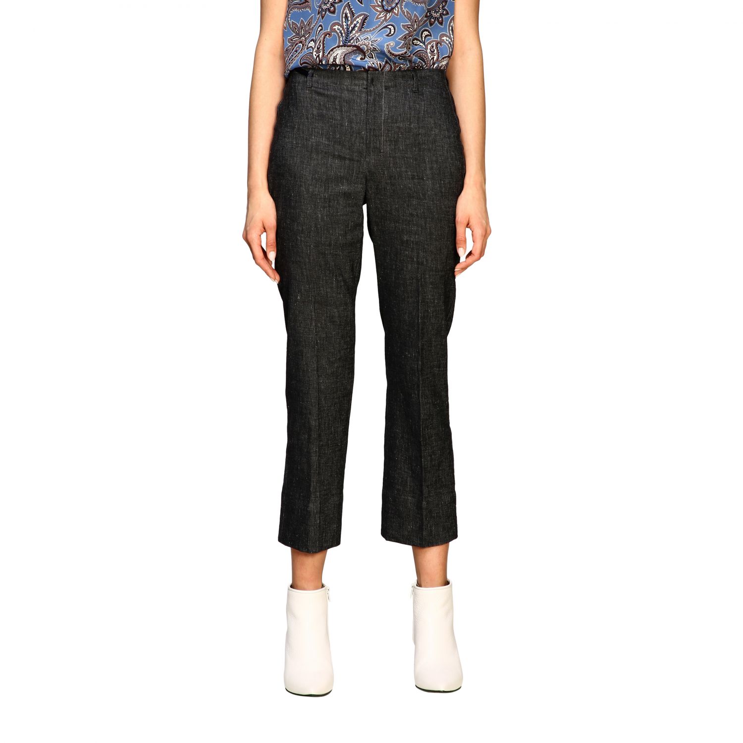 S Max Mara Outlet: trousers for women - Grey | S Max Mara trousers ...