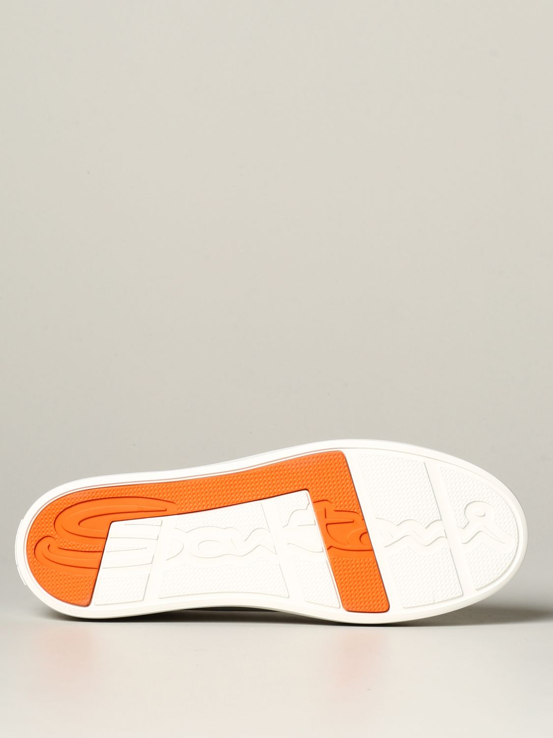 Sneakers Santoni: Santoni smooth leather sneakers white 6