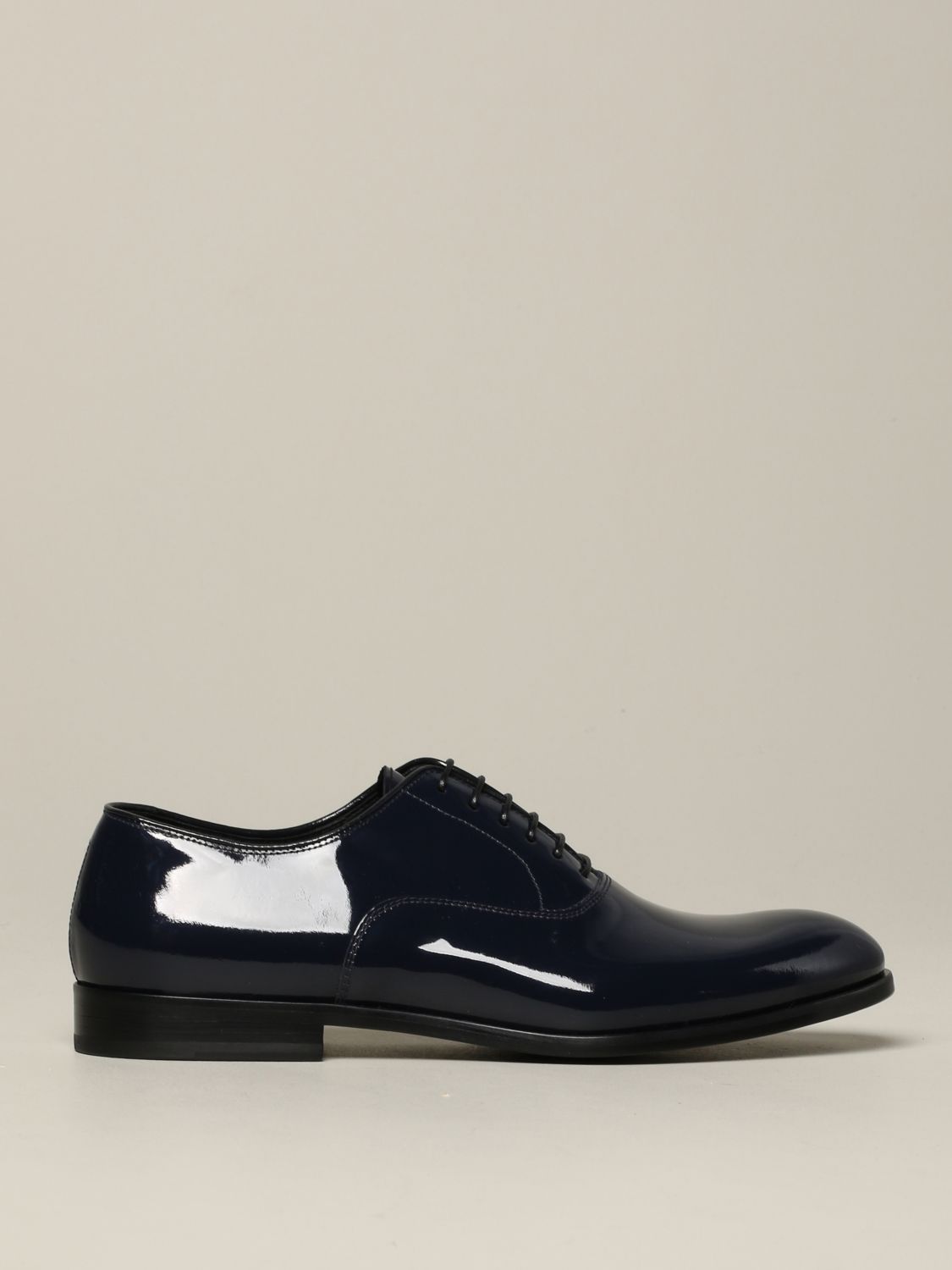 Doucal's Outlet: Derby stringata in pelle - Blue | Scarpe Stringate Doucal's  DU2630RENNUF018N GIGLIO.COM