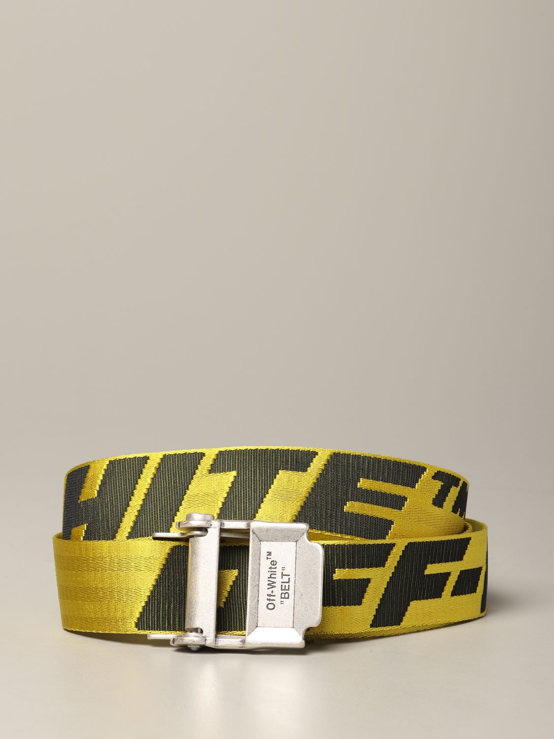 OFF-WHITE 2.0 Industrial Belt Yellow/Black Men's - FW19 - US