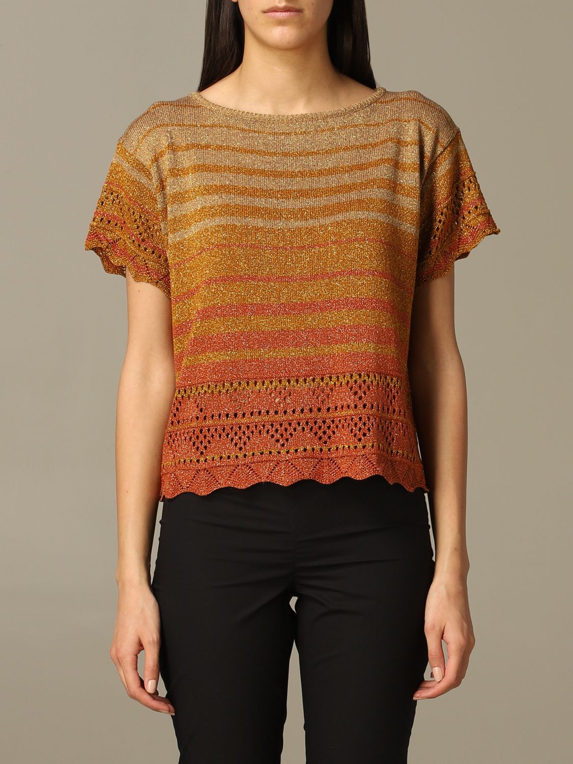 gold lurex sweater
