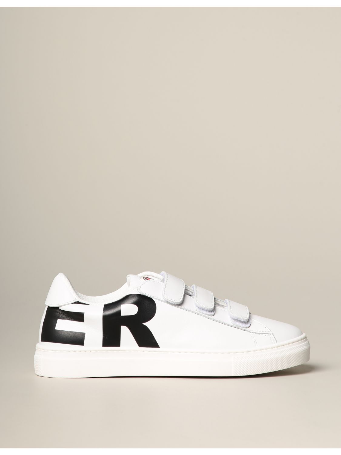 Sneakers Moncler in pelle con big logo | Scarpe Moncler Bambino Bianco | Scarpe  Moncler F19544M70420 01AD1 Giglio IT
