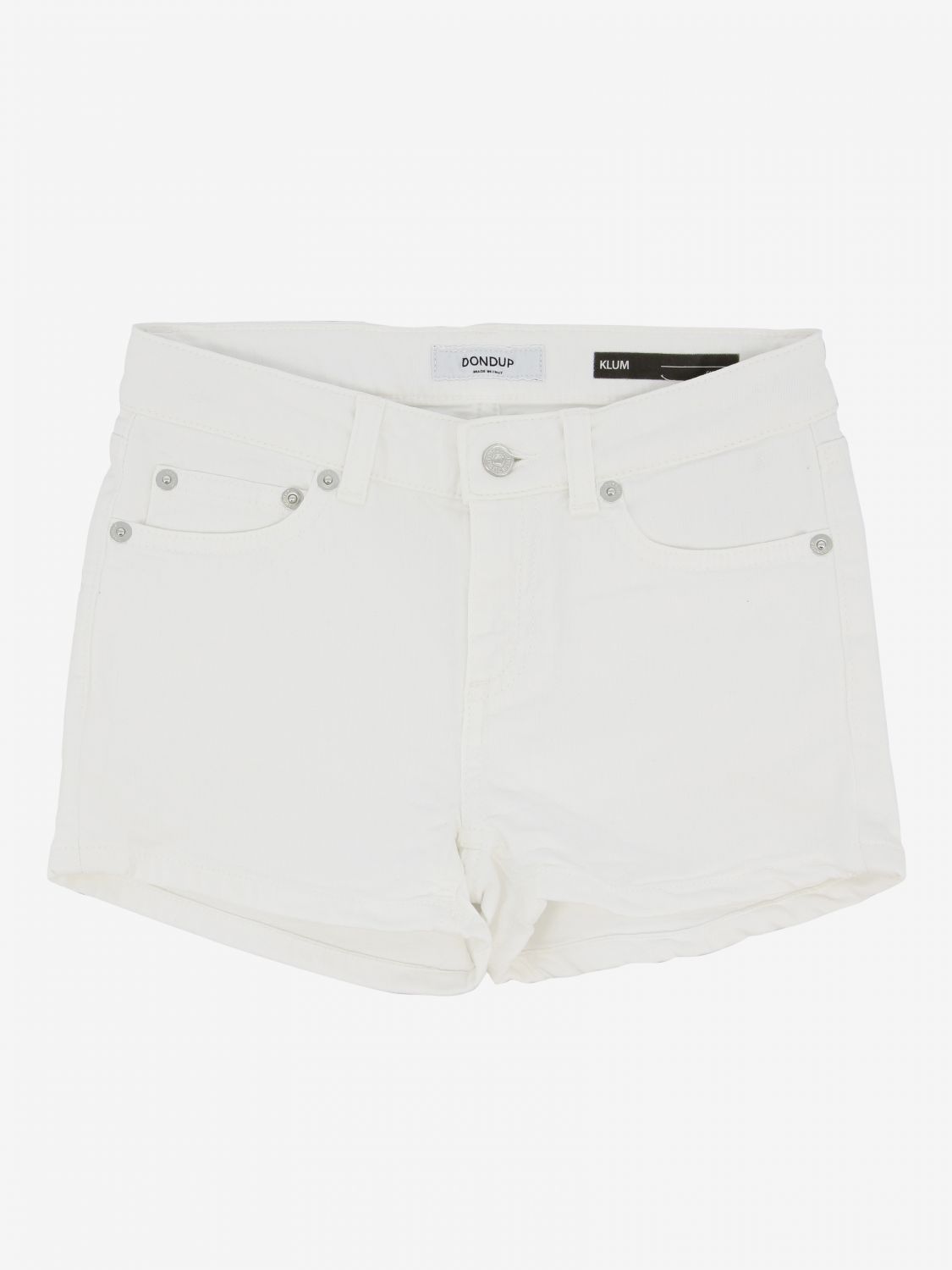 Shorts Dondup: Dondup Jeans Shorts mit 5 Taschen weiß 1