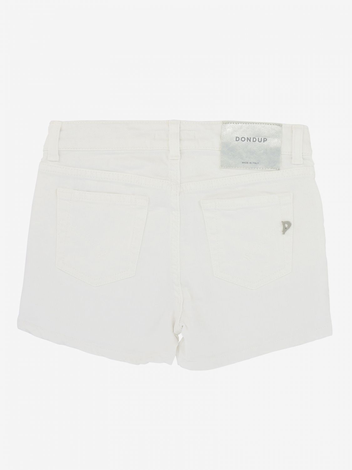Shorts Dondup: Dondup Jeans Shorts mit 5 Taschen weiß 2