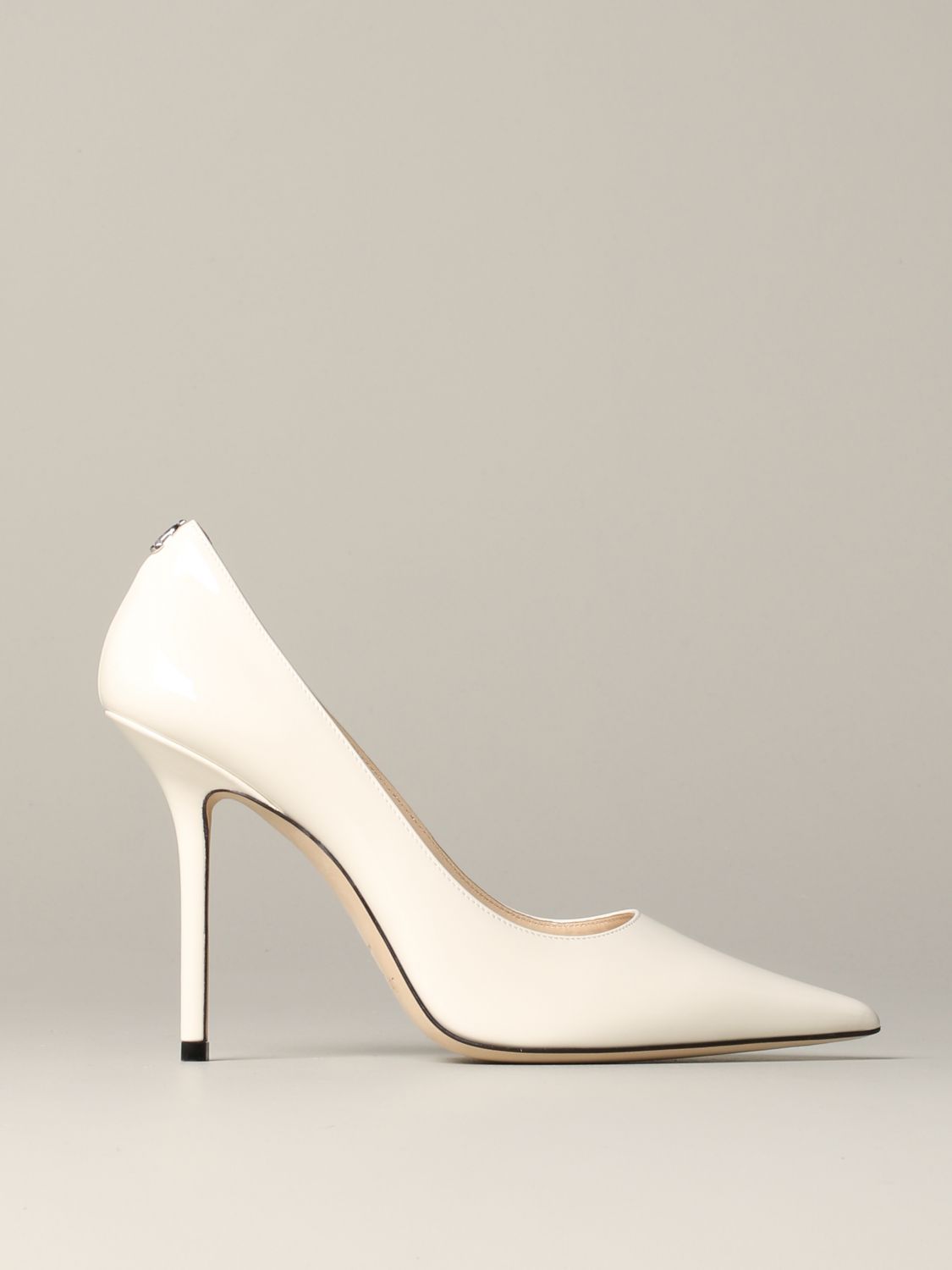 jimmy choo white heels