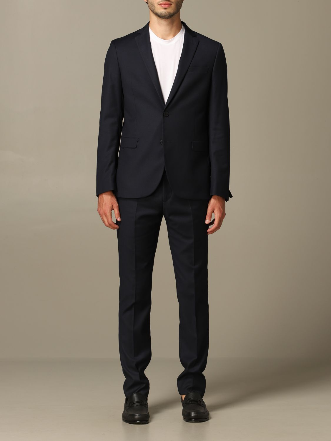 Manuel Ritz Outlet: single-breasted suit - Blue | Manuel Ritz suit ...