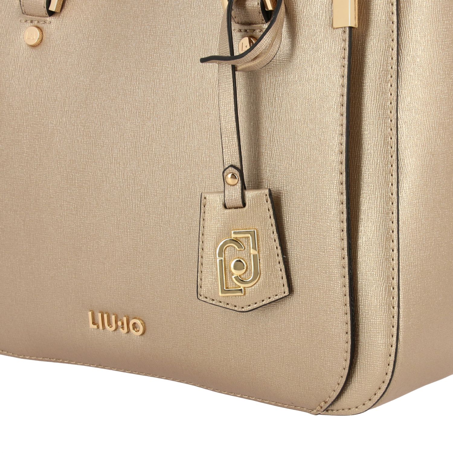 LIU JO: tote bags for women - Gold | Liu Jo tote bags AA0013E0087 ...