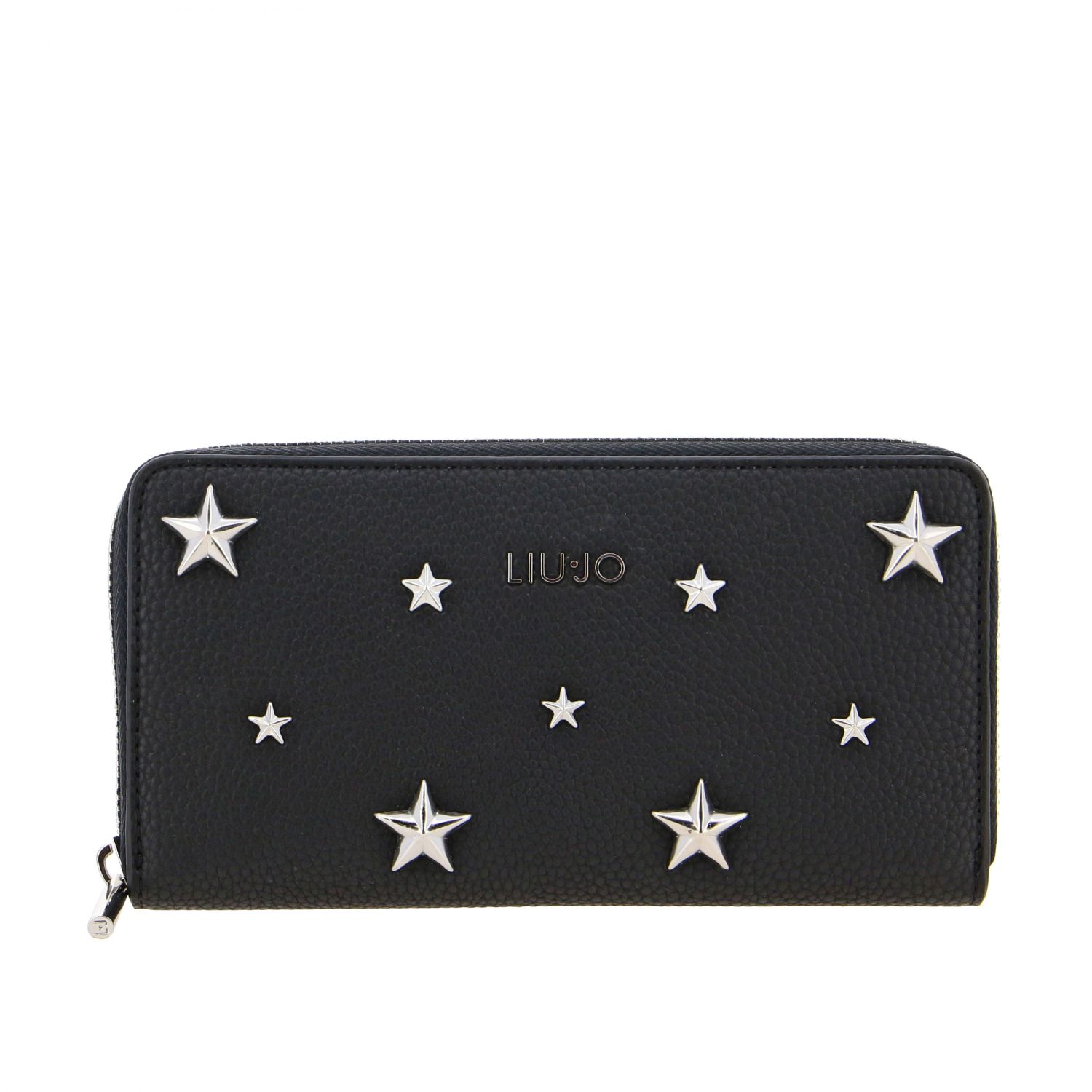 Oh jee Revolutionair kristal Liu Jo Outlet: wallet in synthetic leather with metallic stars | Wallet Liu  Jo Women Black | Wallet Liu Jo AA0214E0058 GIGLIO.COM