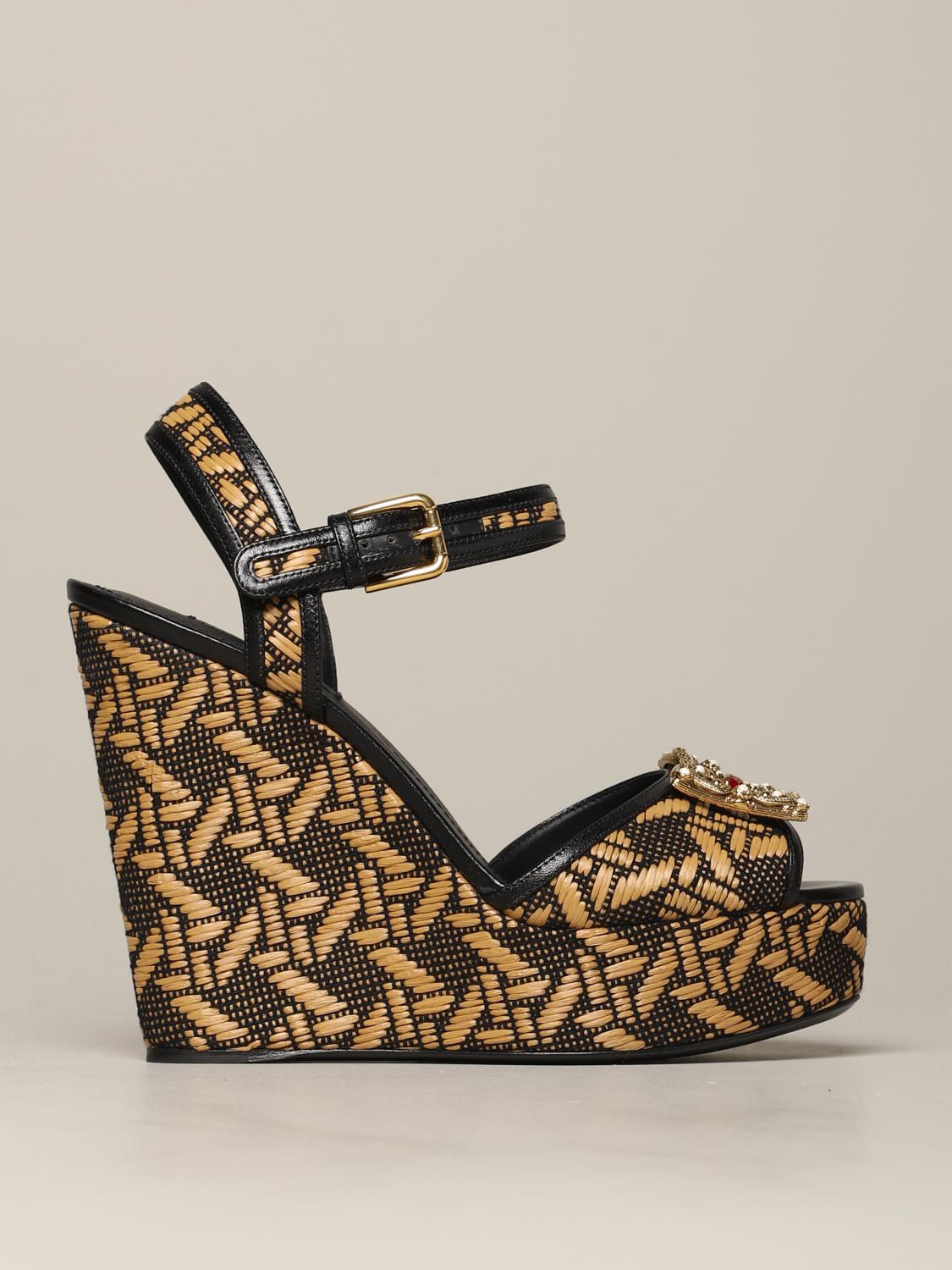 dolce and gabbana wedge sandal