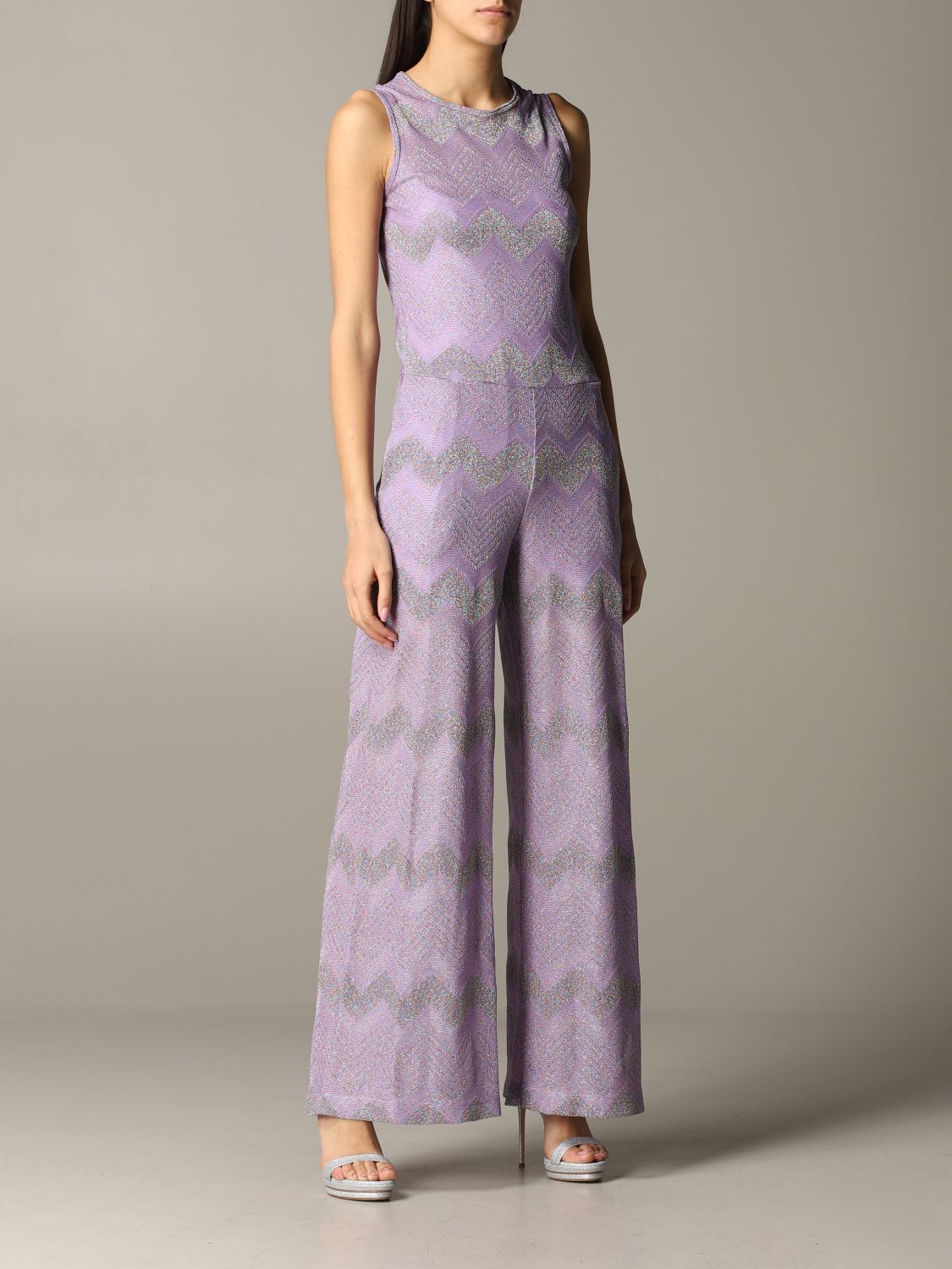 M Missoni Outlet Jumpsuits women Jumpsuits M Missoni Women Lavender
