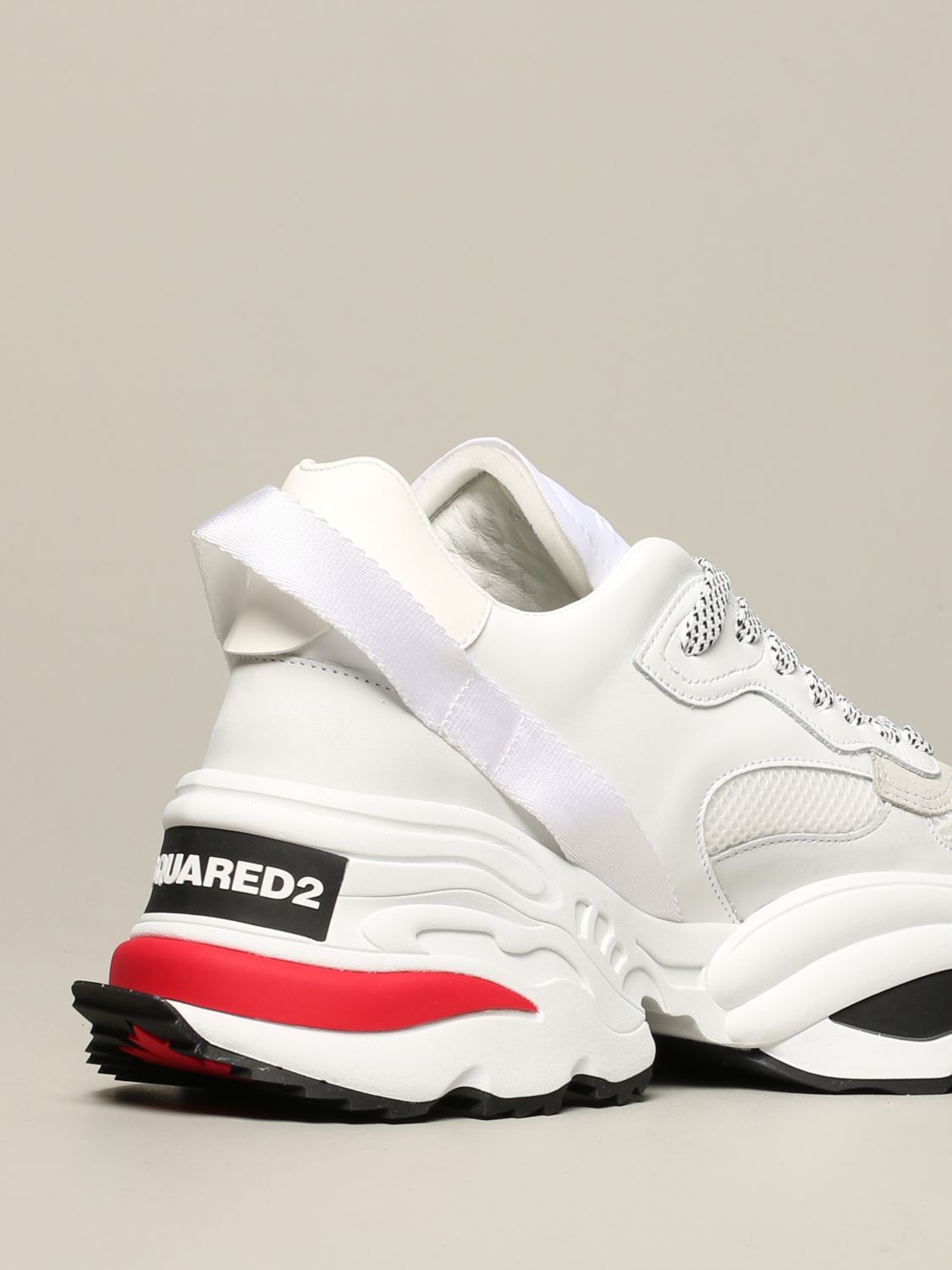DSQUARED2: Zapatillas hombre - Blanco | Zapatillas Dsquared2 SNM00880150  GIGLIO.COM
